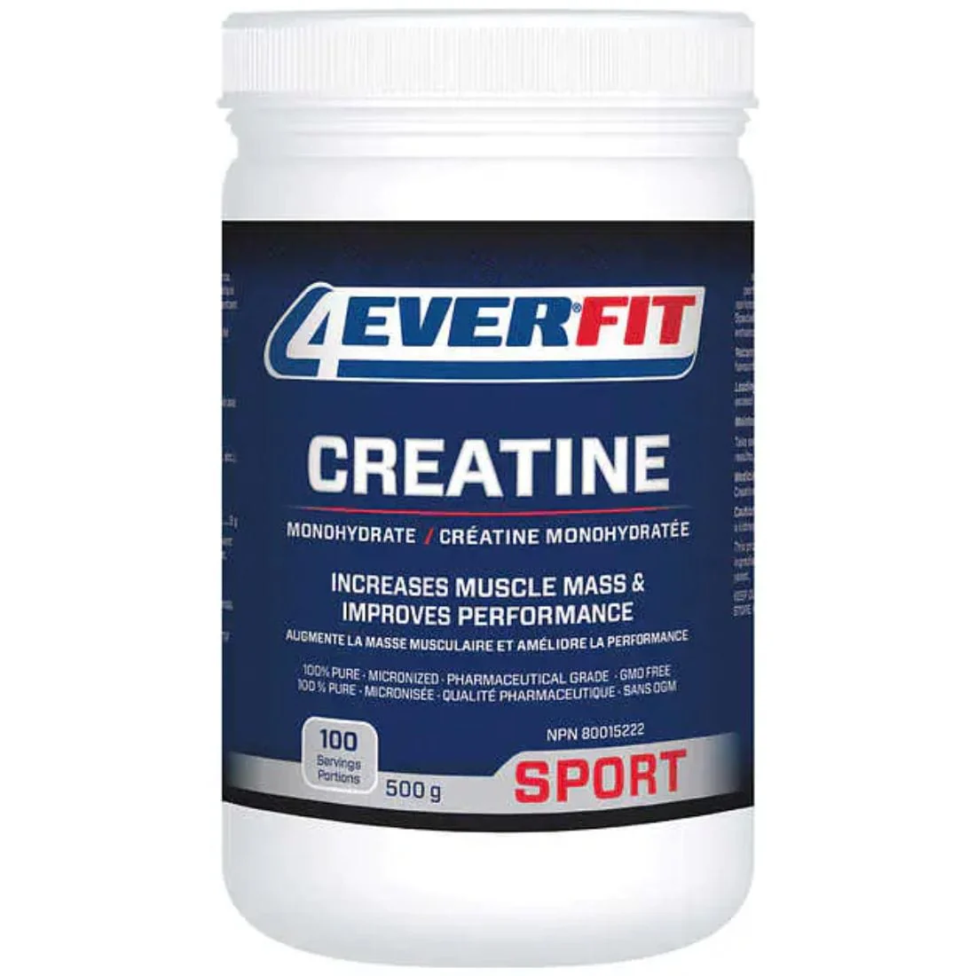 4Ever Fit Creatine Monohydrate, 100% Pure, 500g - Image 3