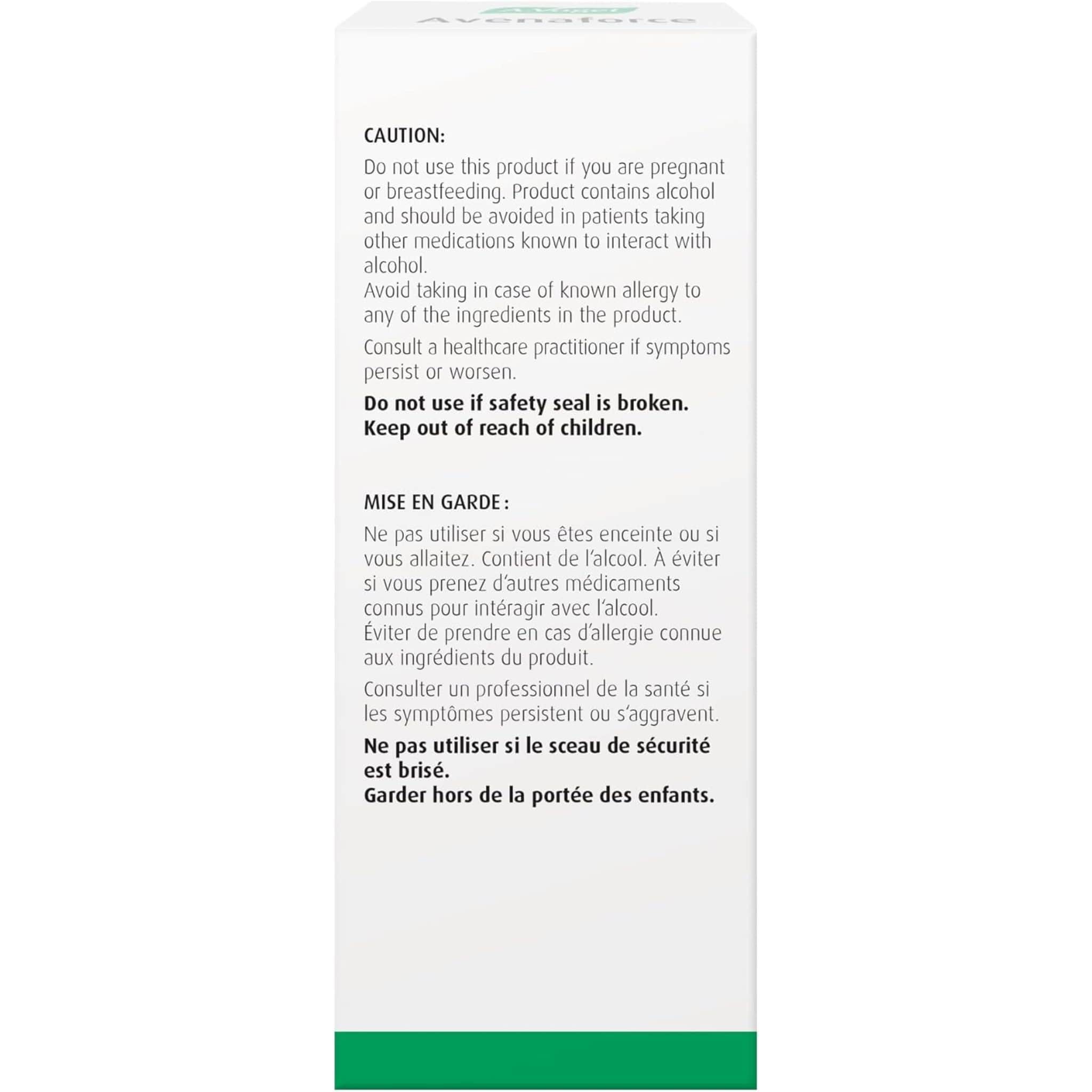 A. Vogel Avenaforce, Made from fresh flowering Avena Sativa, 50ml - Image 2