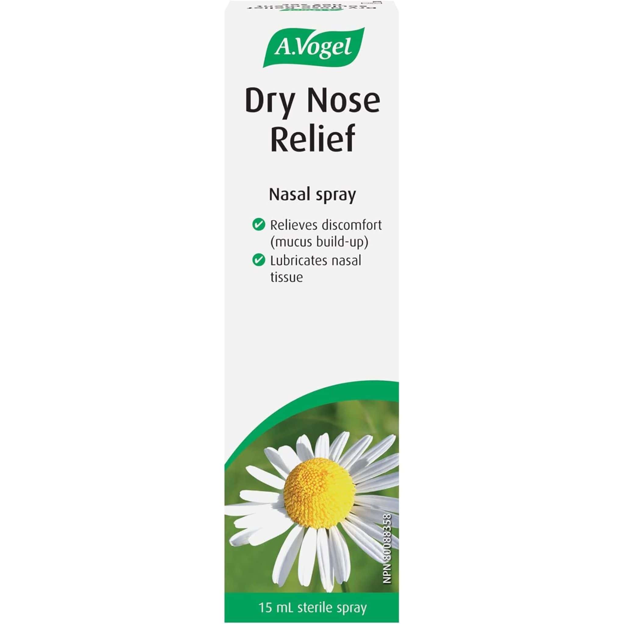 A. Vogel Dry Nose Relief Nasal Spray (Hydrates and soothes), 15ml