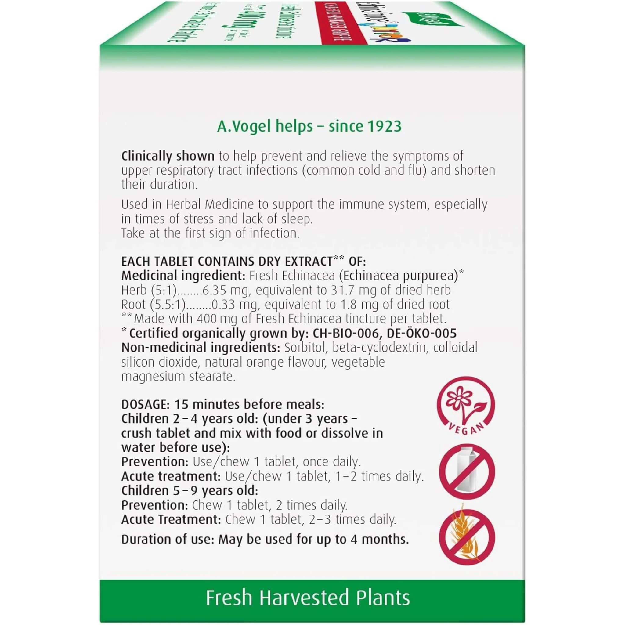 A. Vogel Echinaforce Junior Echinacea, Cold and Flu Prevention and Treatment for Kids, Chewable/Dissolving Tablets - Image 10
