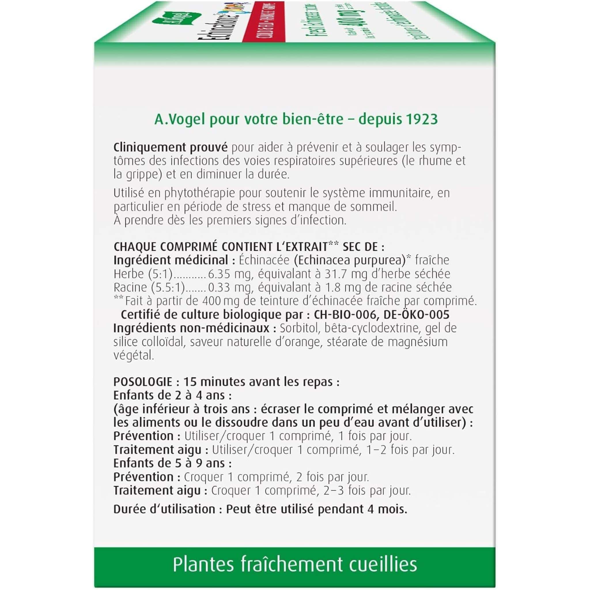 A. Vogel Echinaforce Junior Echinacea, Cold and Flu Prevention and Treatment for Kids, Chewable/Dissolving Tablets - Image 11