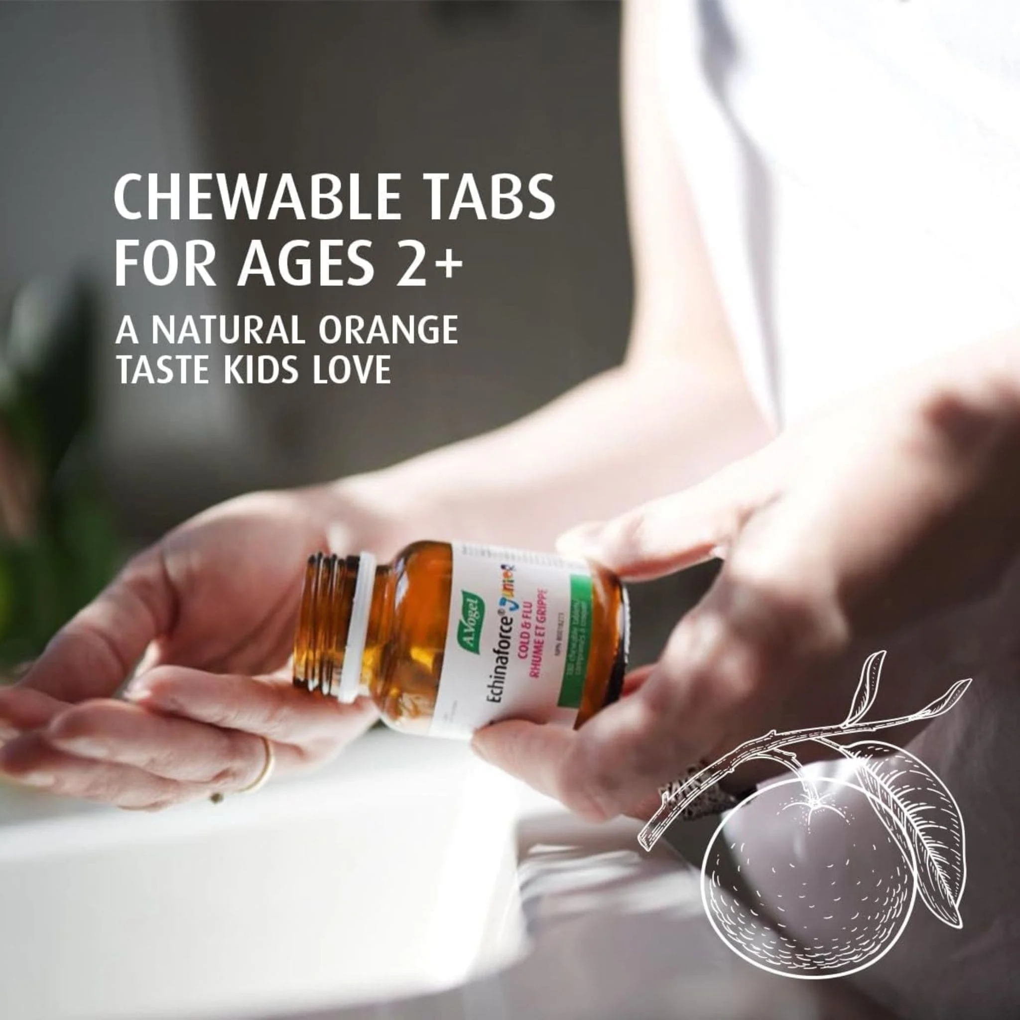 A. Vogel Echinaforce Junior Echinacea, Cold and Flu Prevention and Treatment for Kids, Chewable/Dissolving Tablets - Image 13