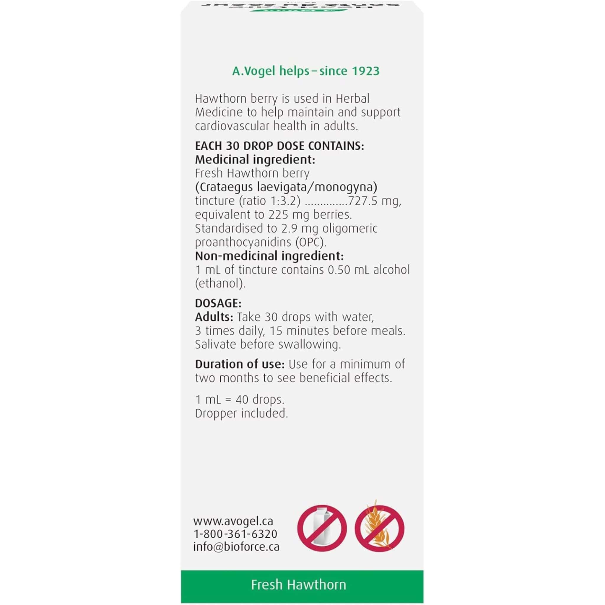 A. Vogel Heart Care, with Fresh Hawthorn Berry, 50ml - Image 3