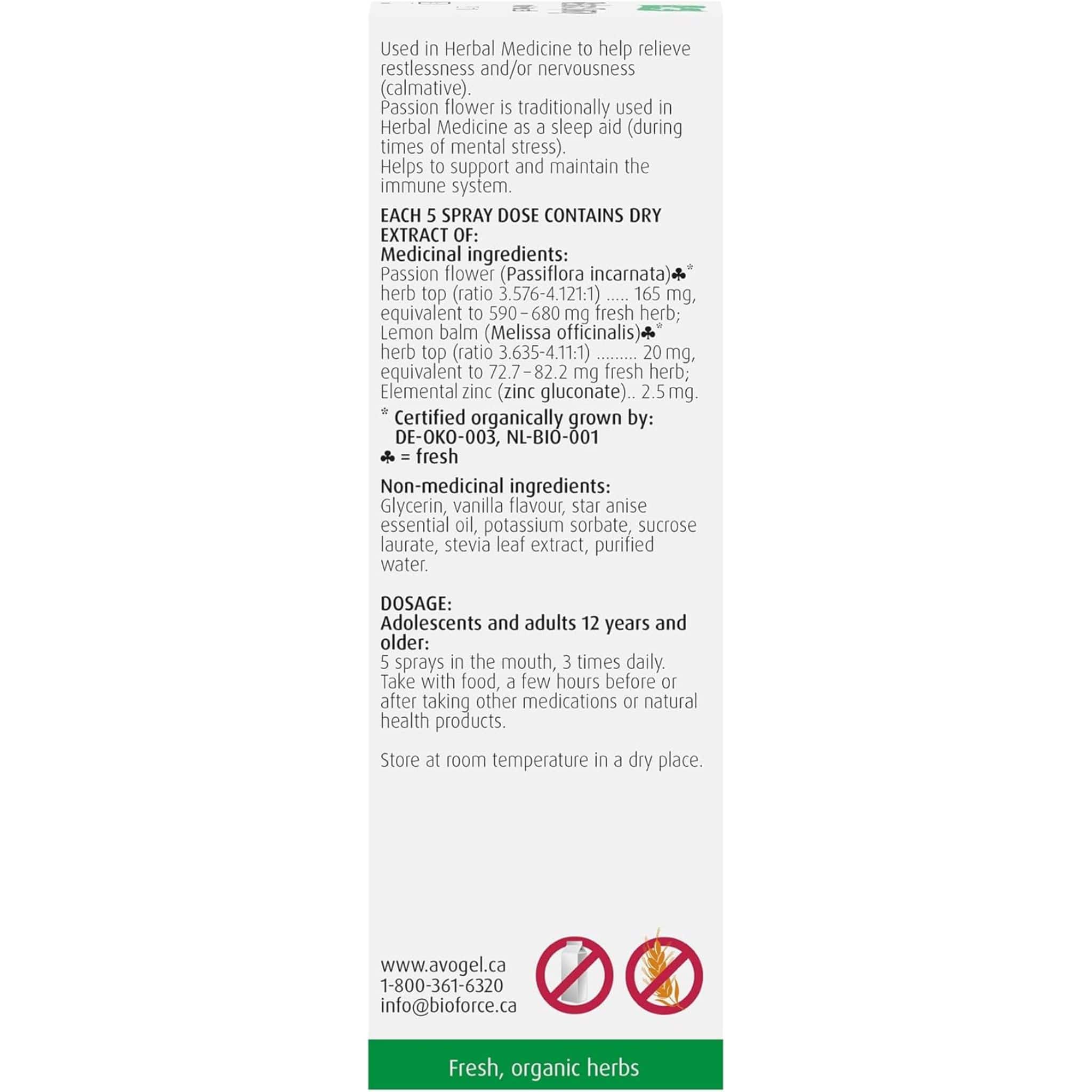 A. Vogel Relax Oral Spray, Relieve Feelings of Restlessness and Stress, 20ml - Image 4