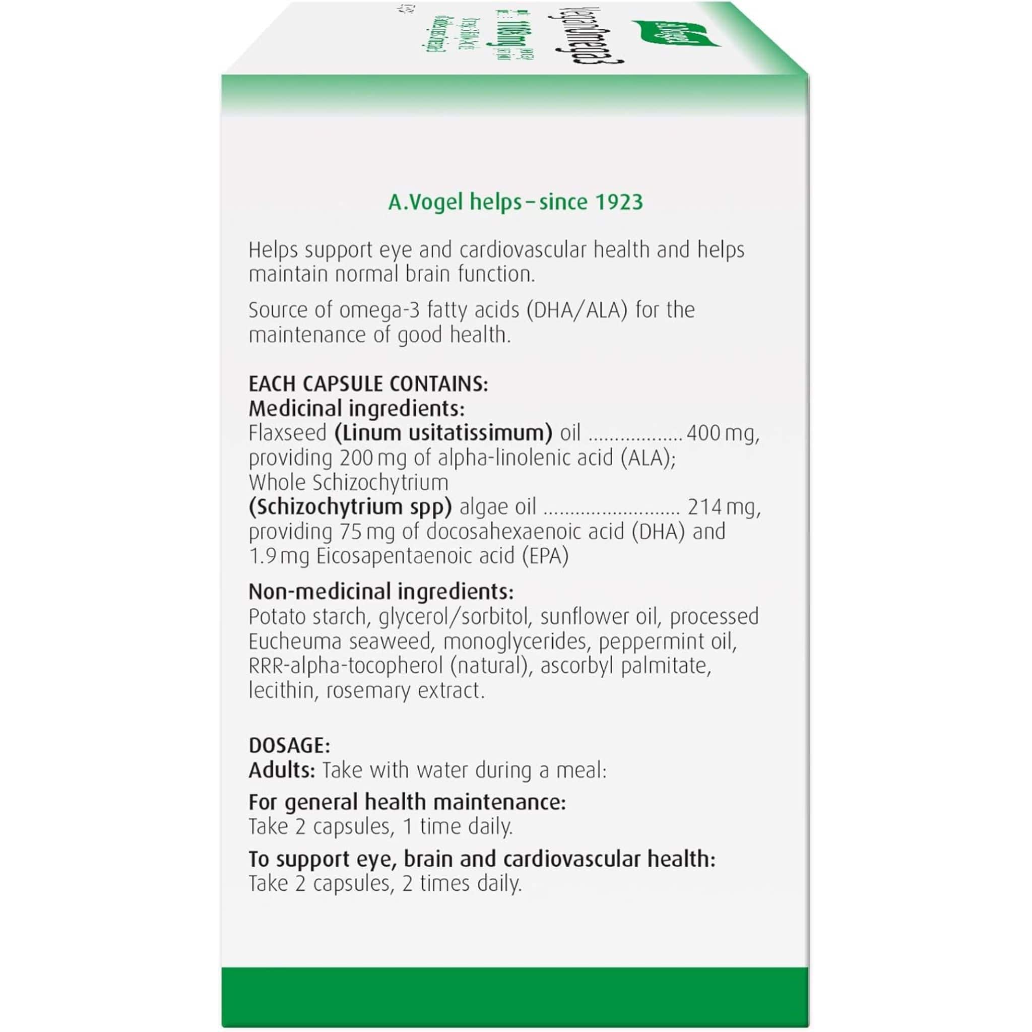 A. Vogel Vegan Omega-3, 60 Capsules - Image 3