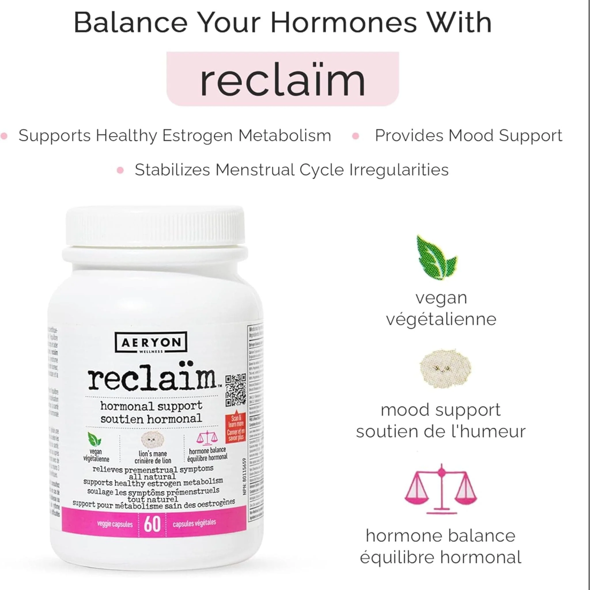 Aeryon Wellness Reclaim, Hormone Support - Image 11