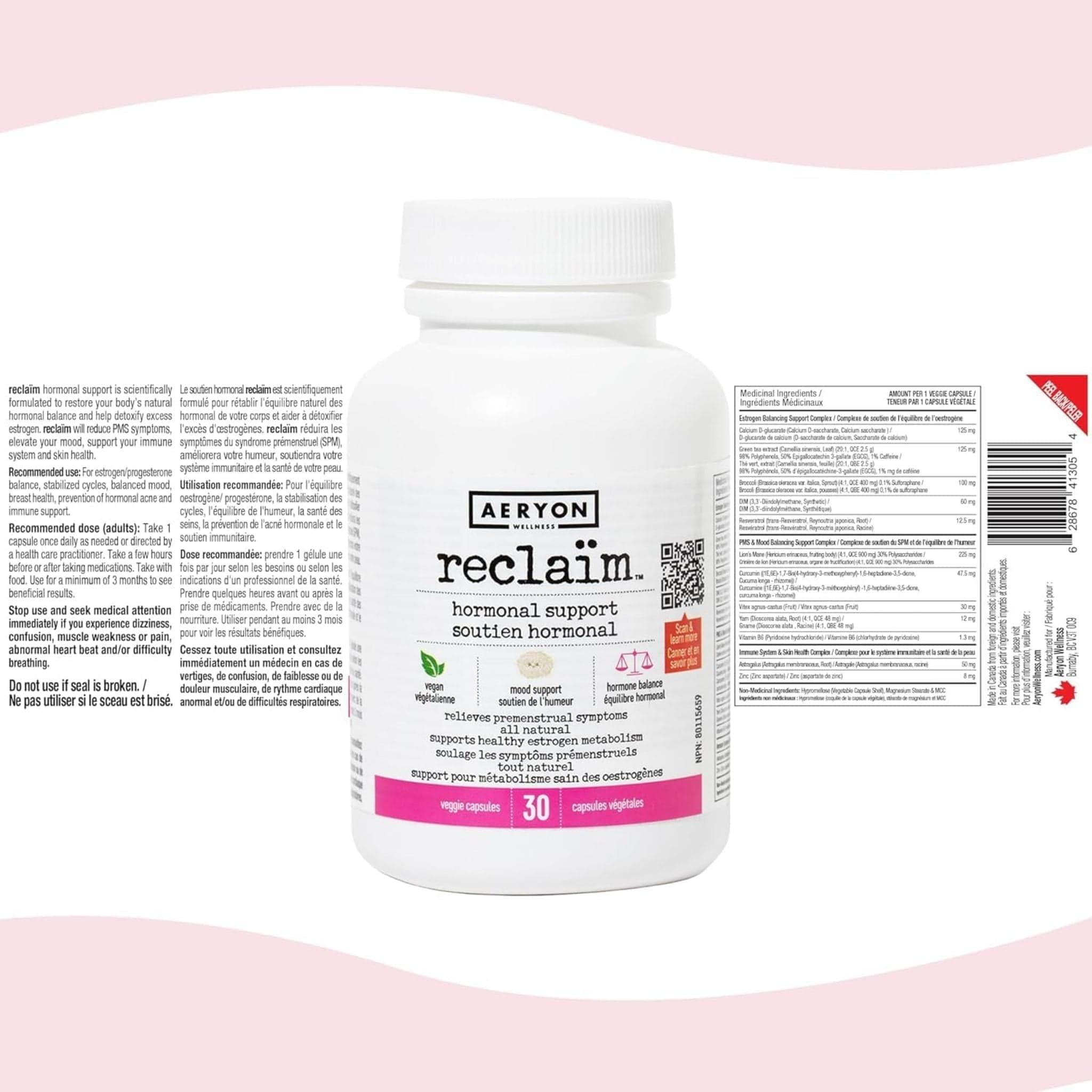 Aeryon Wellness Reclaim, Hormone Support - Image 3