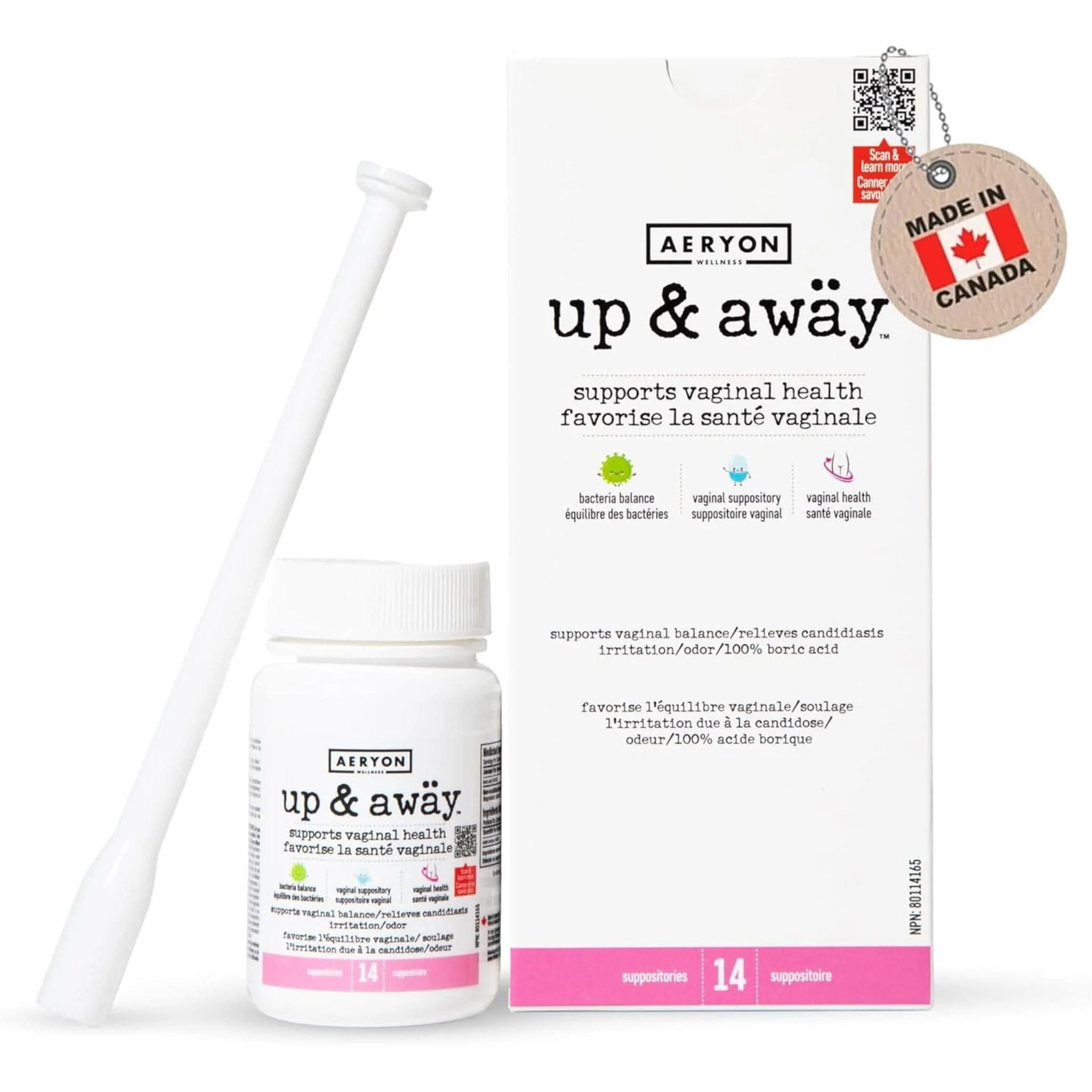 Aeryon Wellness Up & Away, Boric Acid For Vaginal Support - Image 7