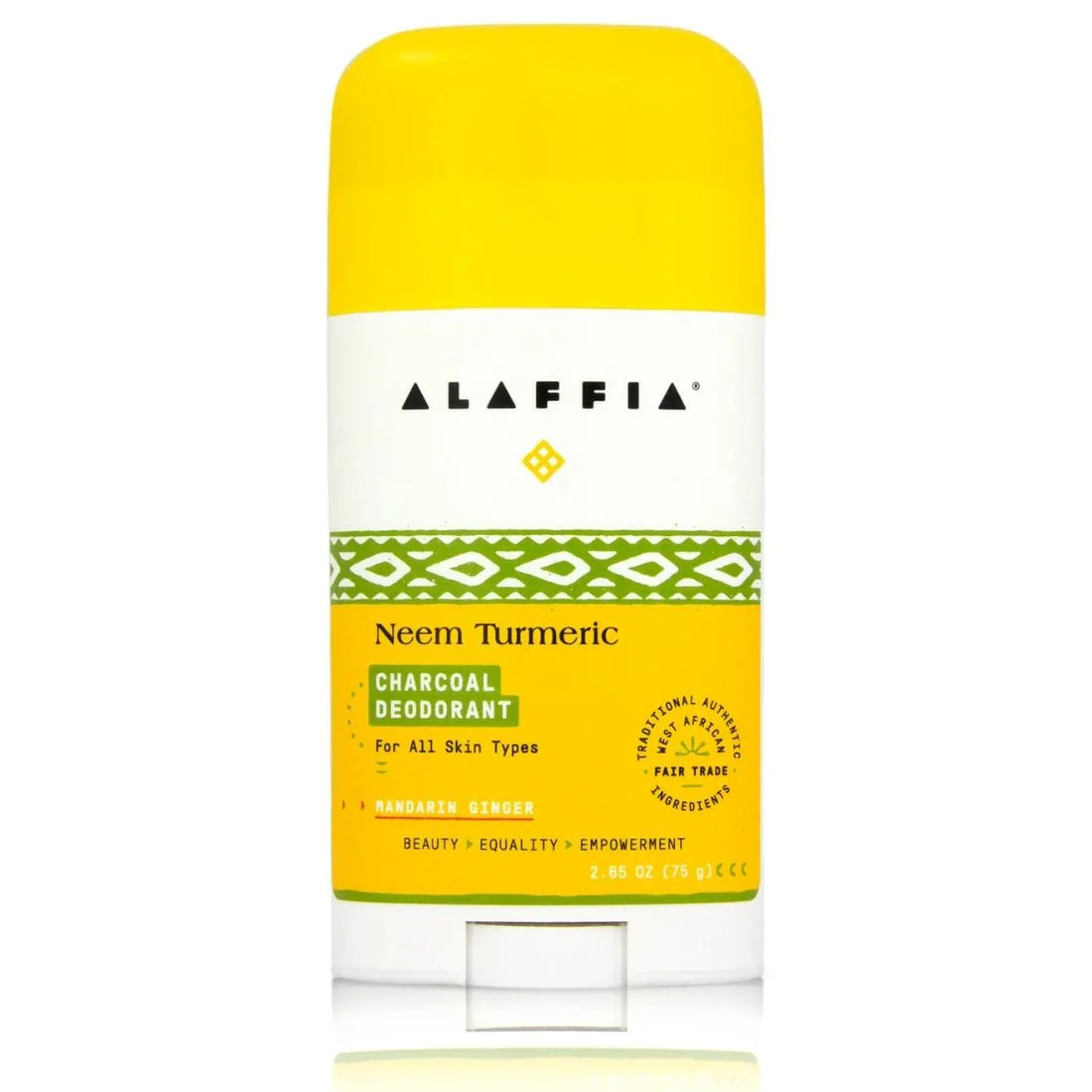 Alaffia Neem Turmeric Charcoal Deodorant, 75g - Image 3