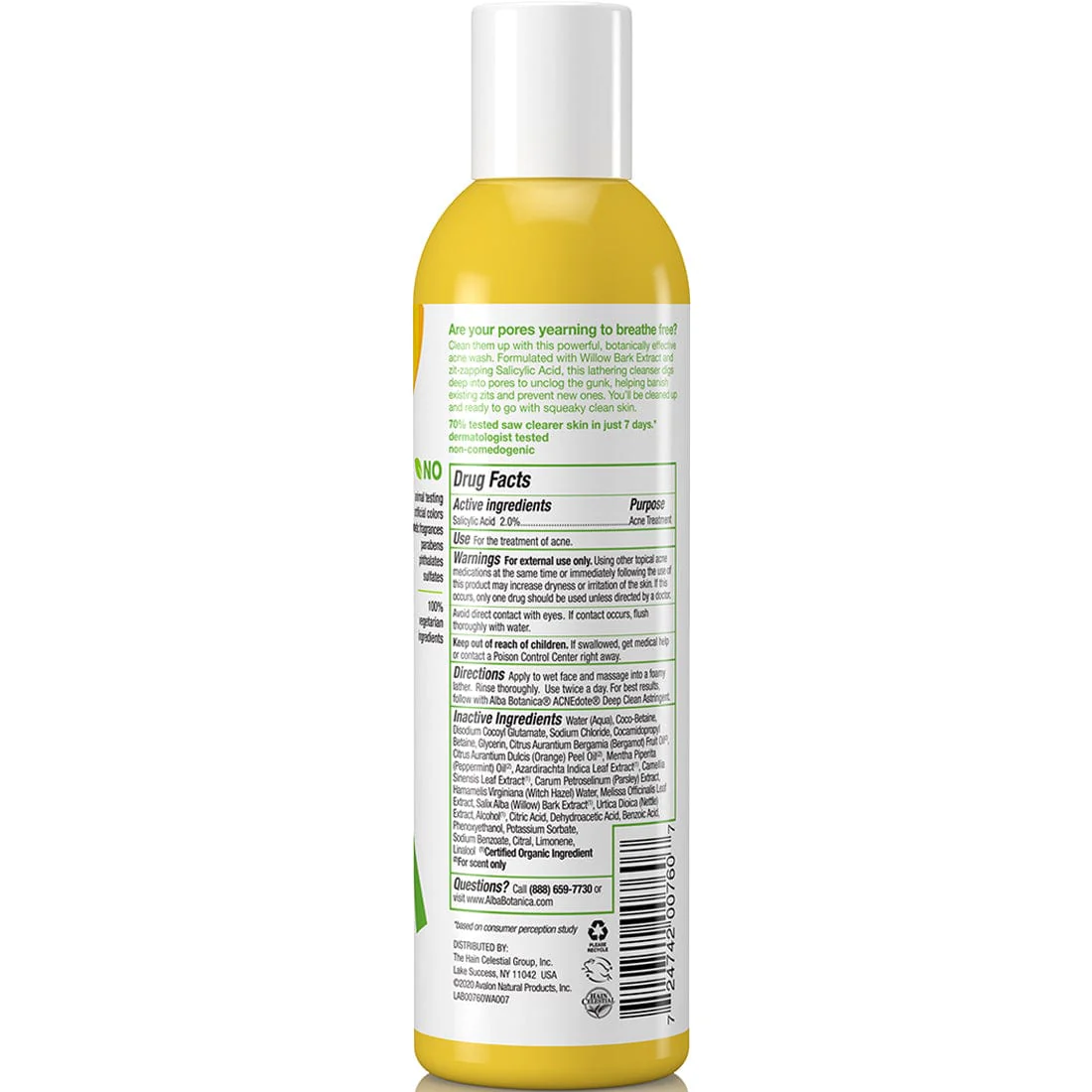 Alba Botanica ACNEdote Deep Pore Wash, 177ml - Image 2