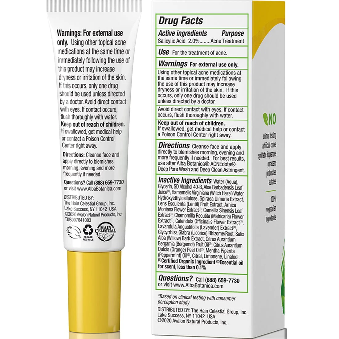 Alba Botanica ACNEdote Invisible Treatment Gel, 14g - Image 2
