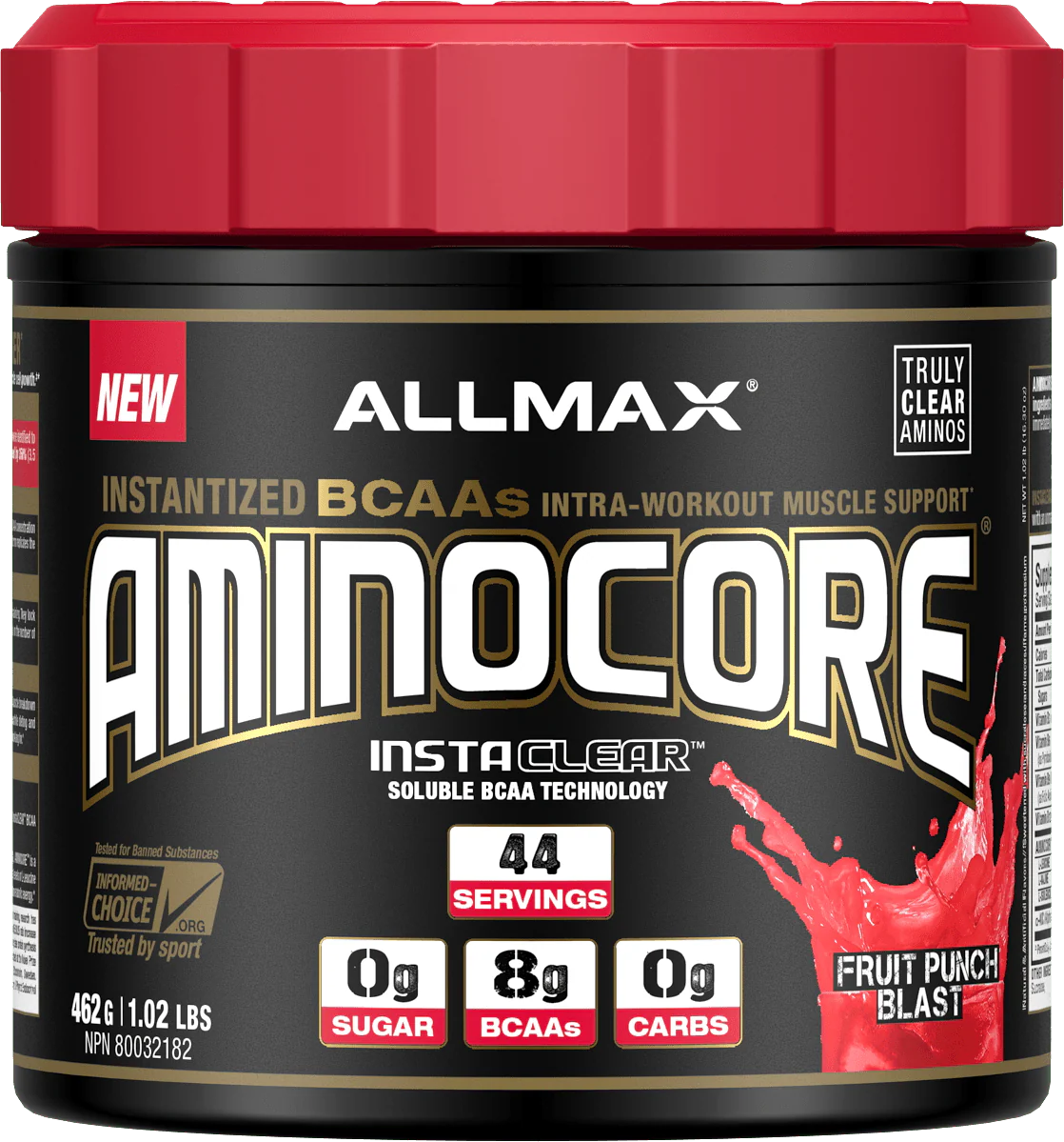 Allmax Aminocore BCAA Powder, Instantized Clear Amino Muscle Support CLEARANCE 50% Off Final Sale - Image 5