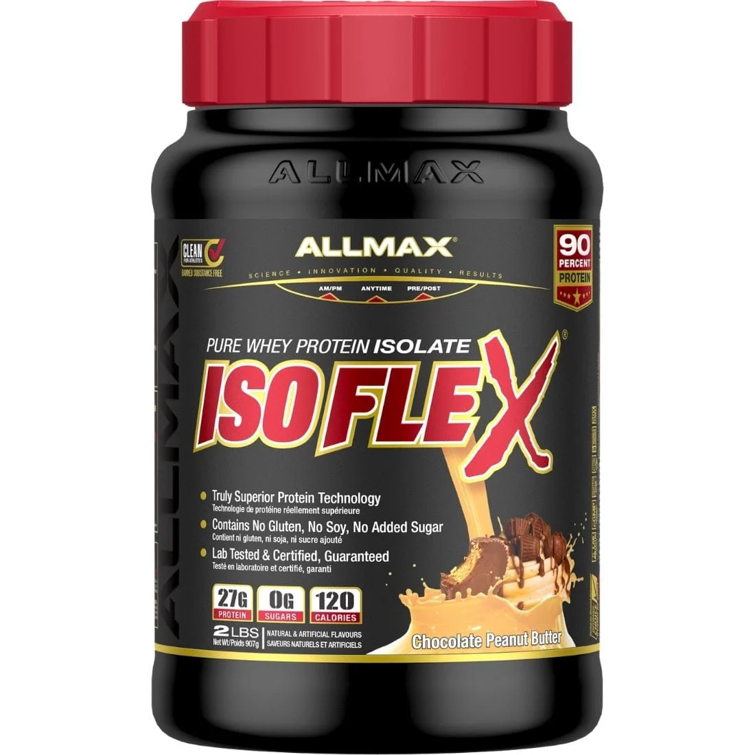 Allmax Isoflex Pure Whey Isolate Protein Powder, Gluten-Free, No added Sugar CLEARANCE 75% Off Final Sale - Image 10