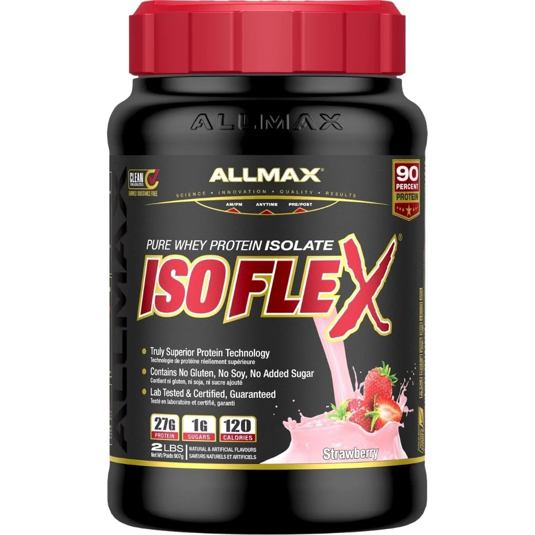 Allmax Isoflex Pure Whey Isolate Protein Powder, Gluten-Free, No added Sugar CLEARANCE 75% Off Final Sale - Image 16