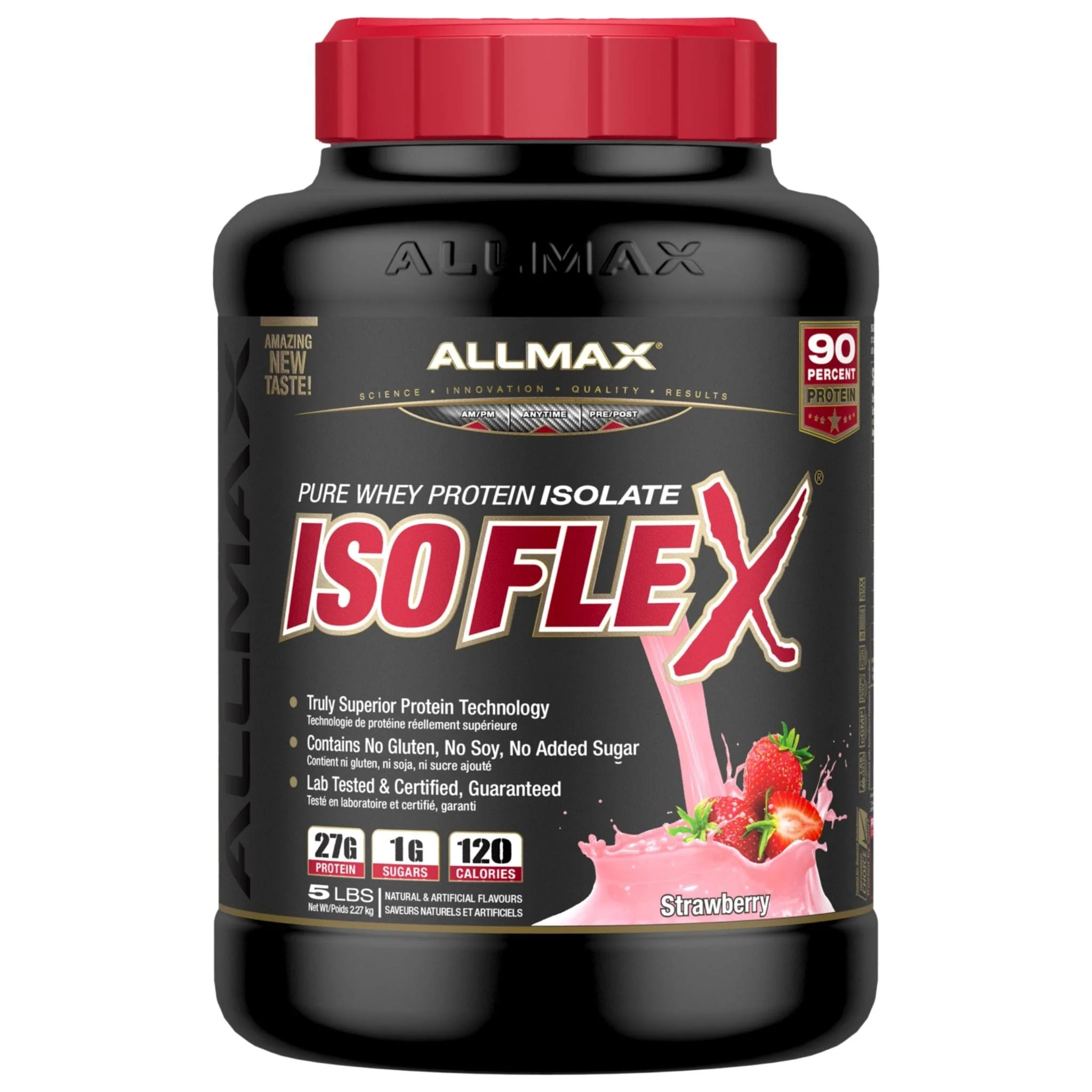 Allmax Isoflex Pure Whey Isolate Protein Powder, Gluten-Free, No added Sugar CLEARANCE 75% Off Final Sale - Image 19