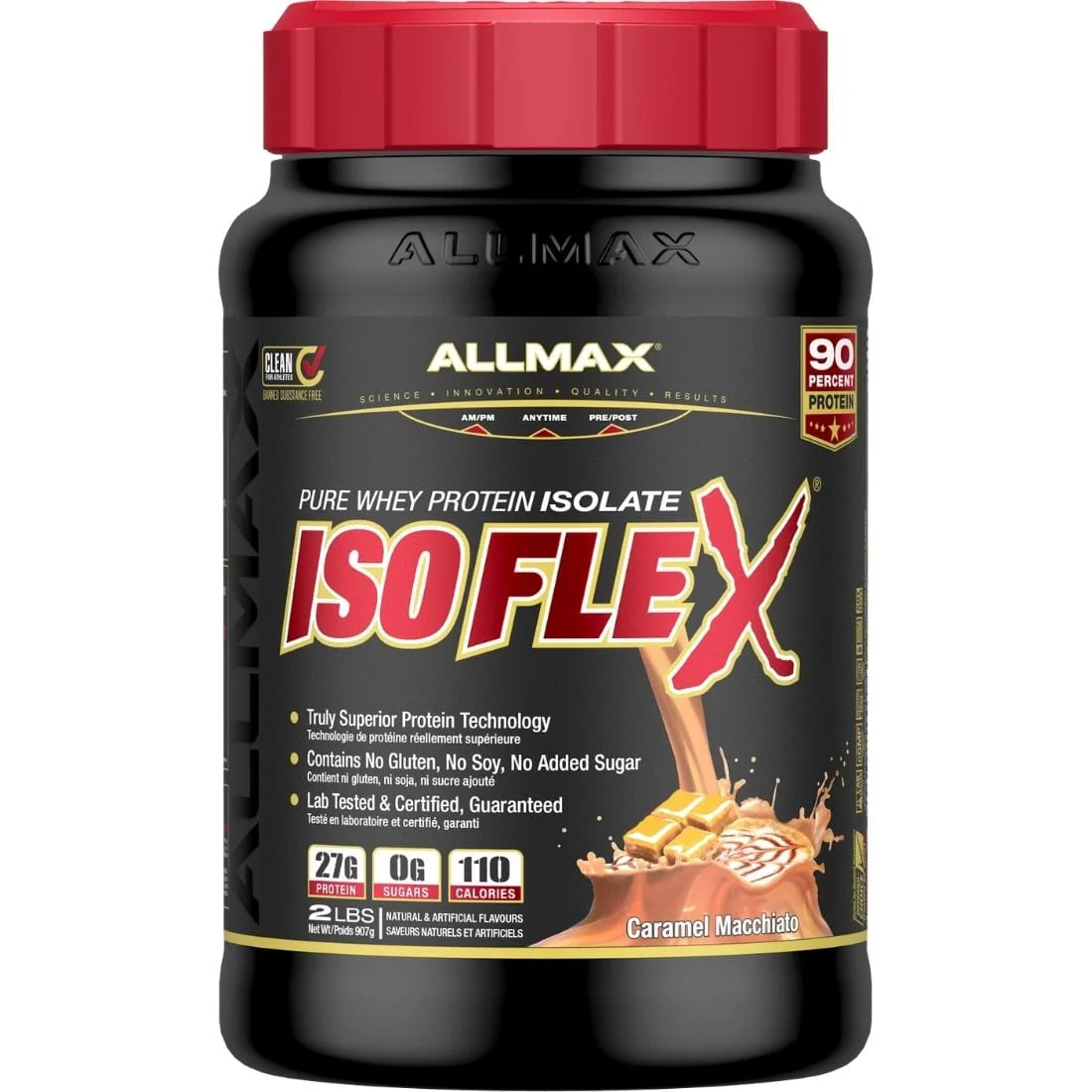 Allmax Isoflex Pure Whey Isolate Protein Powder, Gluten-Free, No added Sugar CLEARANCE 75% Off Final Sale - Image 5