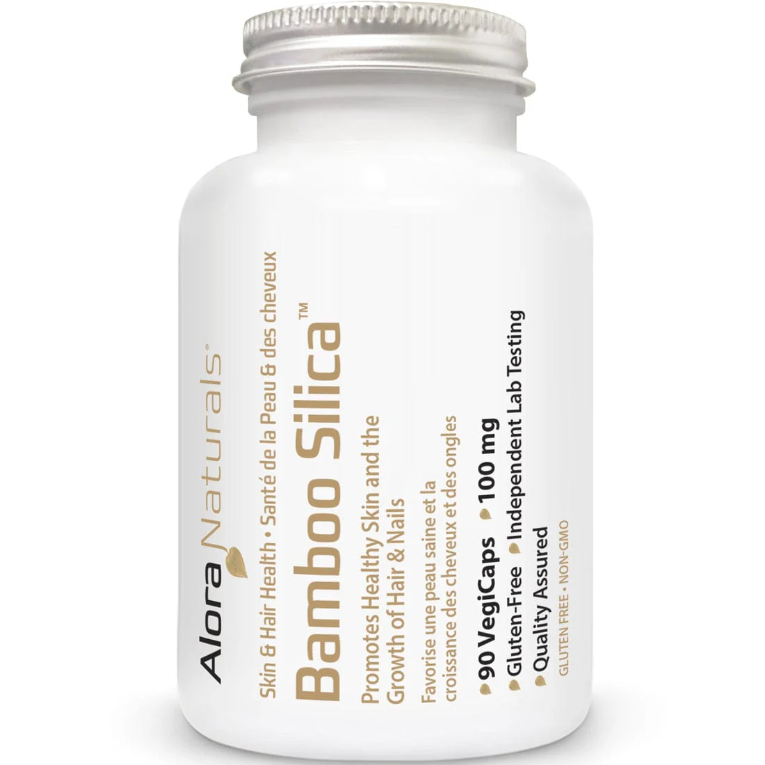 Alora Naturals Bamboo Silica 100mg, 90 Vegetable Capsules CLEARANCE 50% Off Exp 9/26 Final Sale