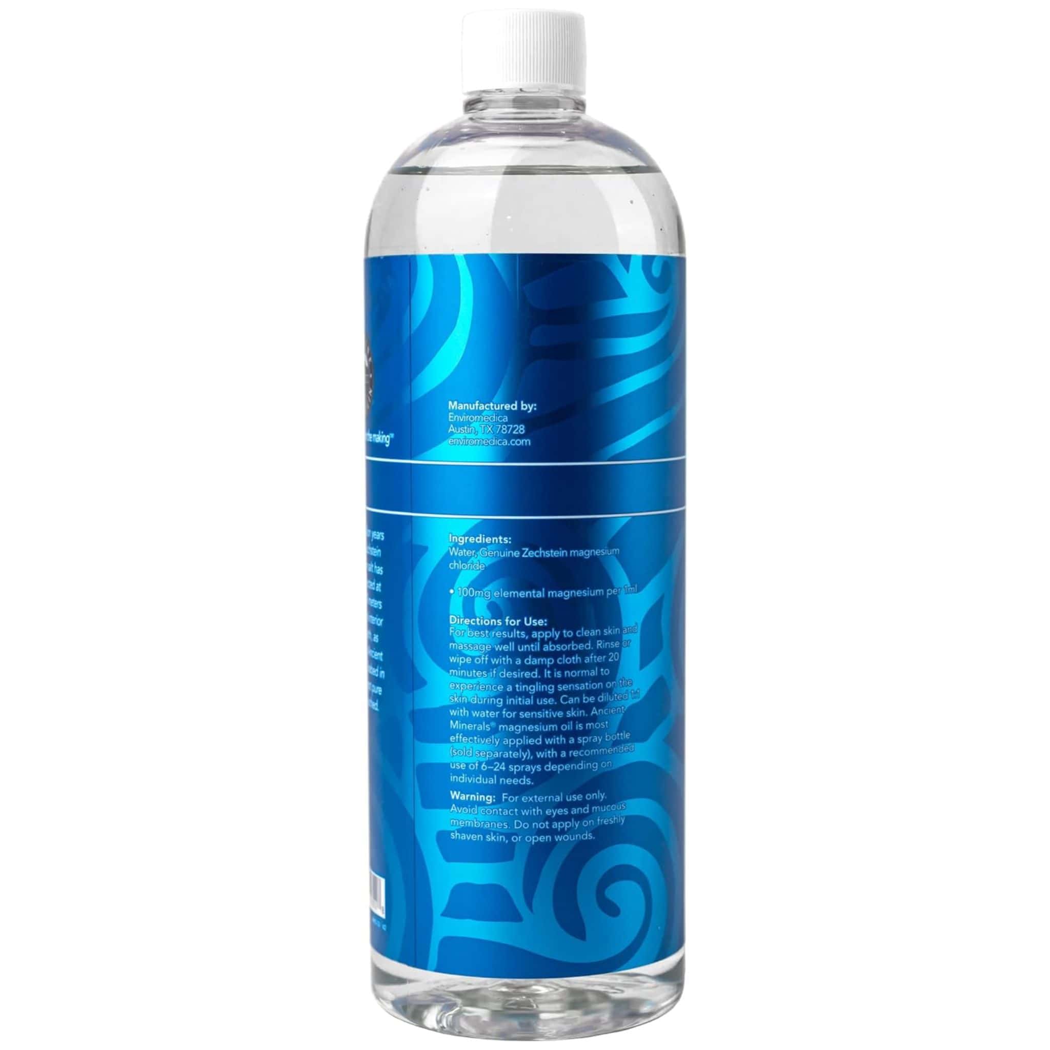 Ancient Minerals Magnesium Oil Spray, Supports Muscle Recovery and Relaxation, 118ml-1L - Image 8