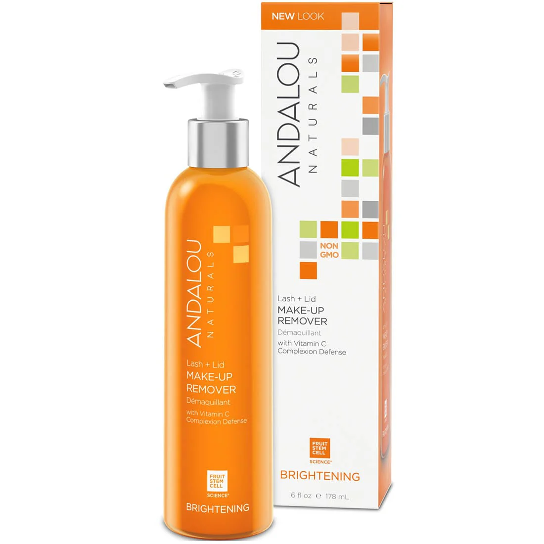 Andalou Naturals Lash & Lid Make-Up Remover, 178ml