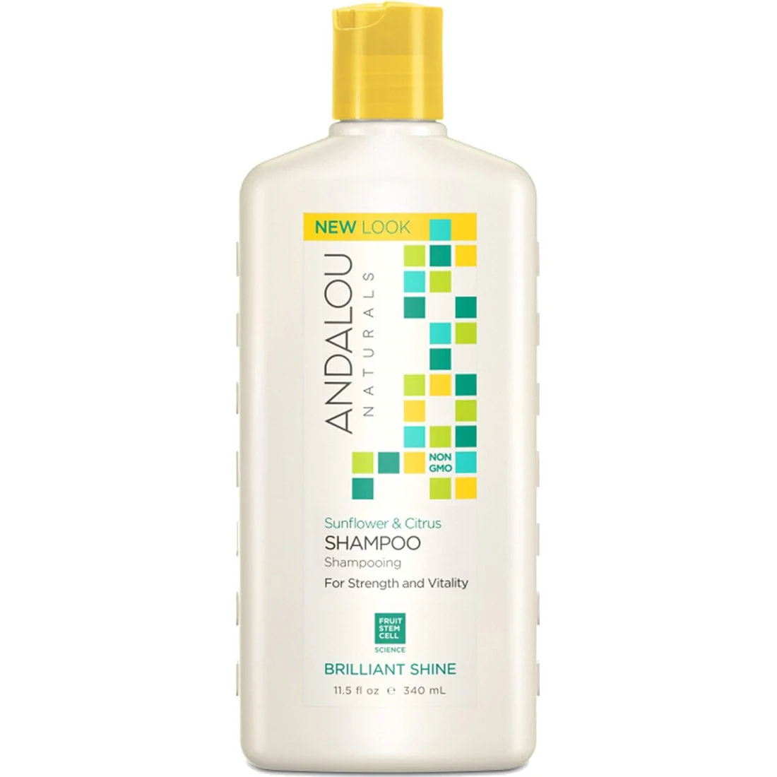Andalou Naturals Sunflower & Citrus Brilliant Shine Shampoo - Image 2