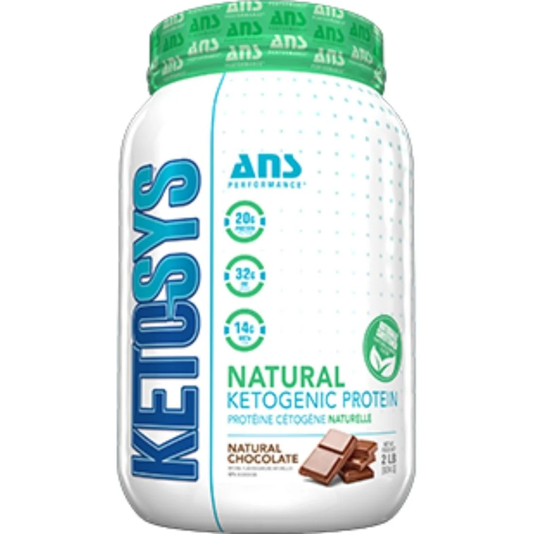 ANS Performance KETOSYS Natural Ketogenic Protein Powder, 2lb - Image 2