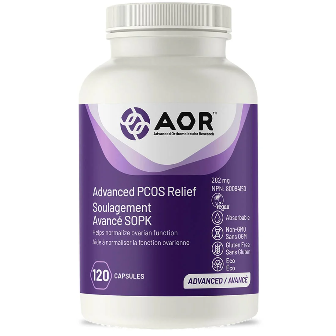 AOR Advanced PCOS Relief, 120 Vegi-Caps