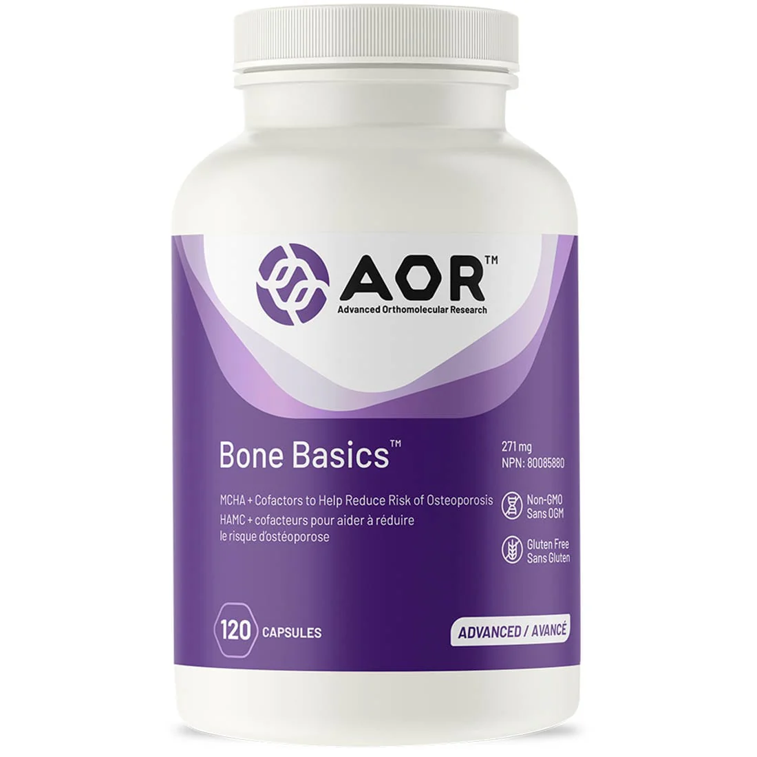 AOR Bone Basics 271mg, Osteoporosis Support Premium Bone Building Formula - Image 2