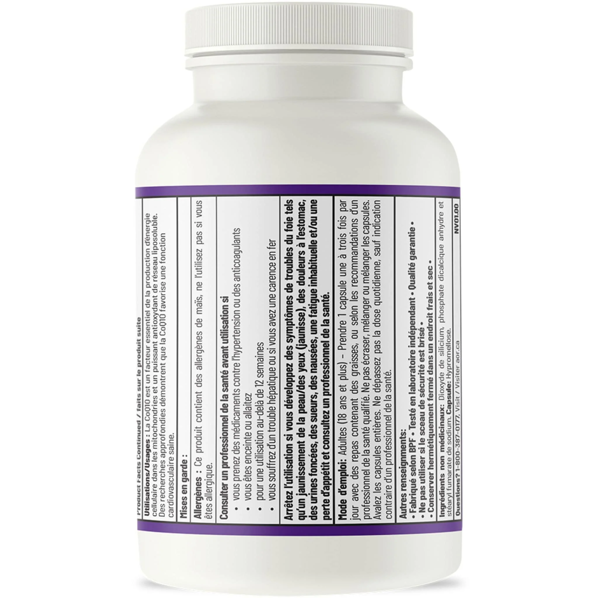 AOR Coenzyme Q10 100mg Capsules - Image 6