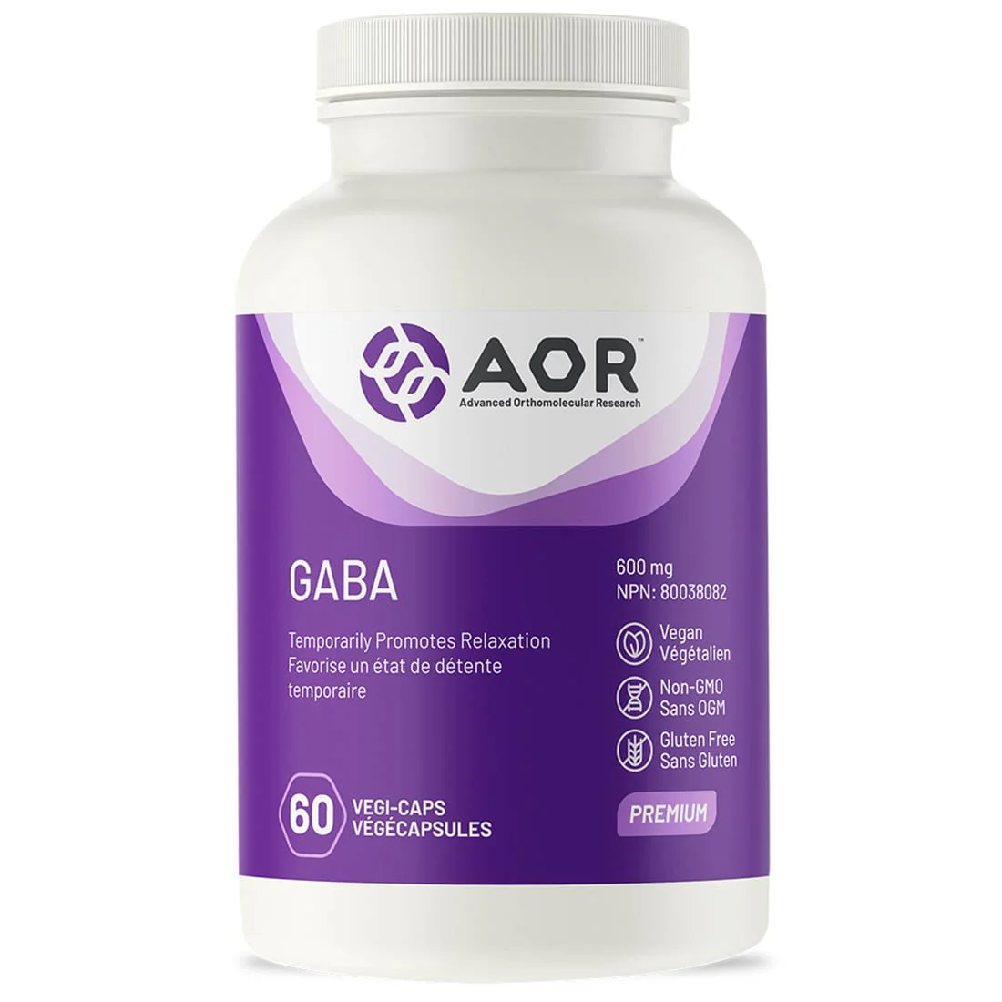 AOR GABA, 600mg - Image 2