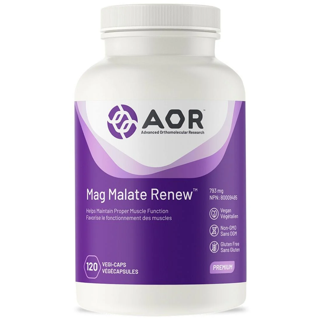 AOR Mag Malate Renew 793mg, Magnesium Malate