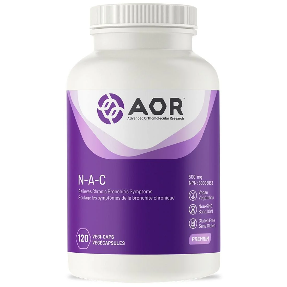 AOR NAC 500mg, N-Acetyl-L-Cysteine Capsules, Improves Immunity, Boosts glutathione levels, Protects against toxins - Image 2