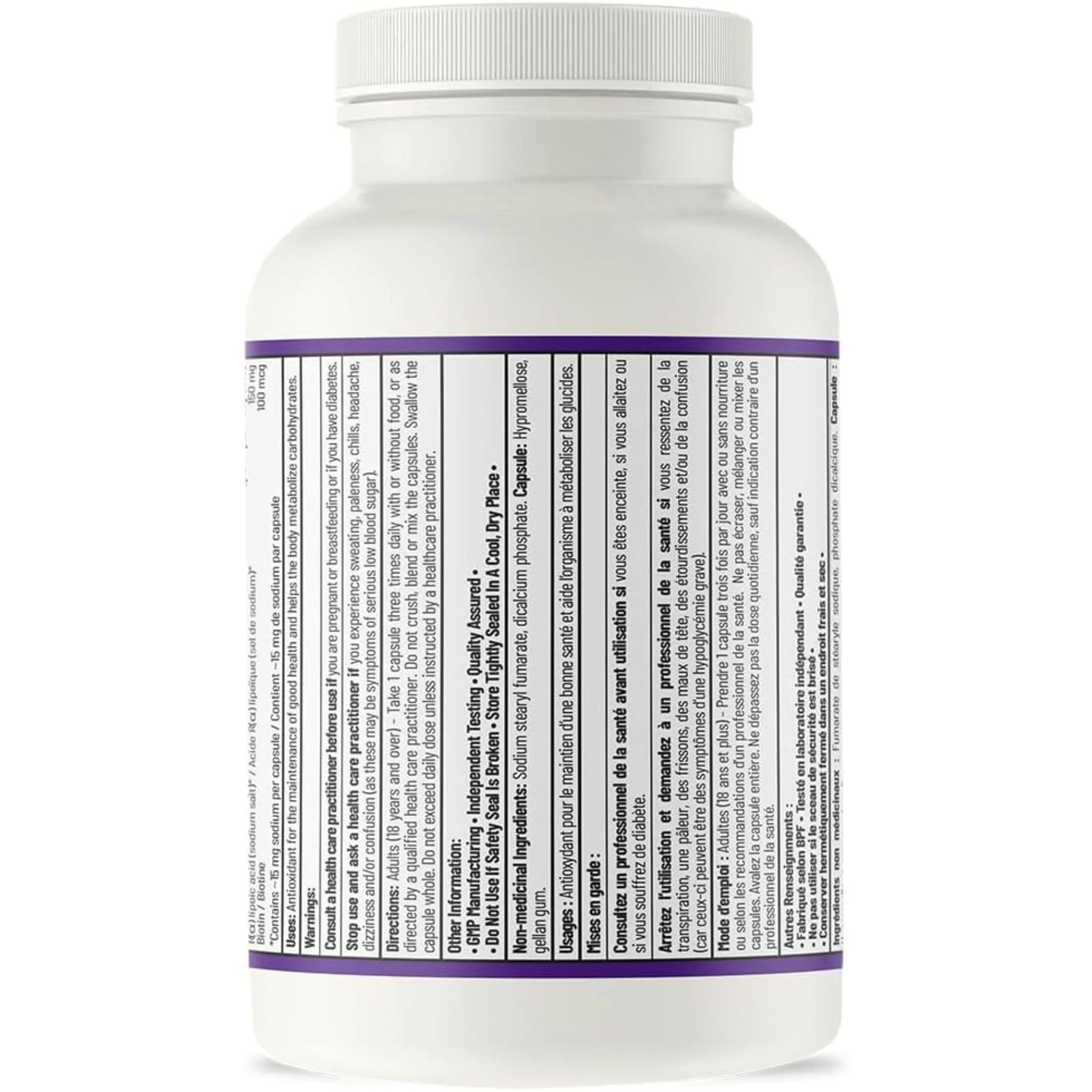 AOR R-Lipoic Acid 150mg Delayed Release Vegi-Capsules - Image 9
