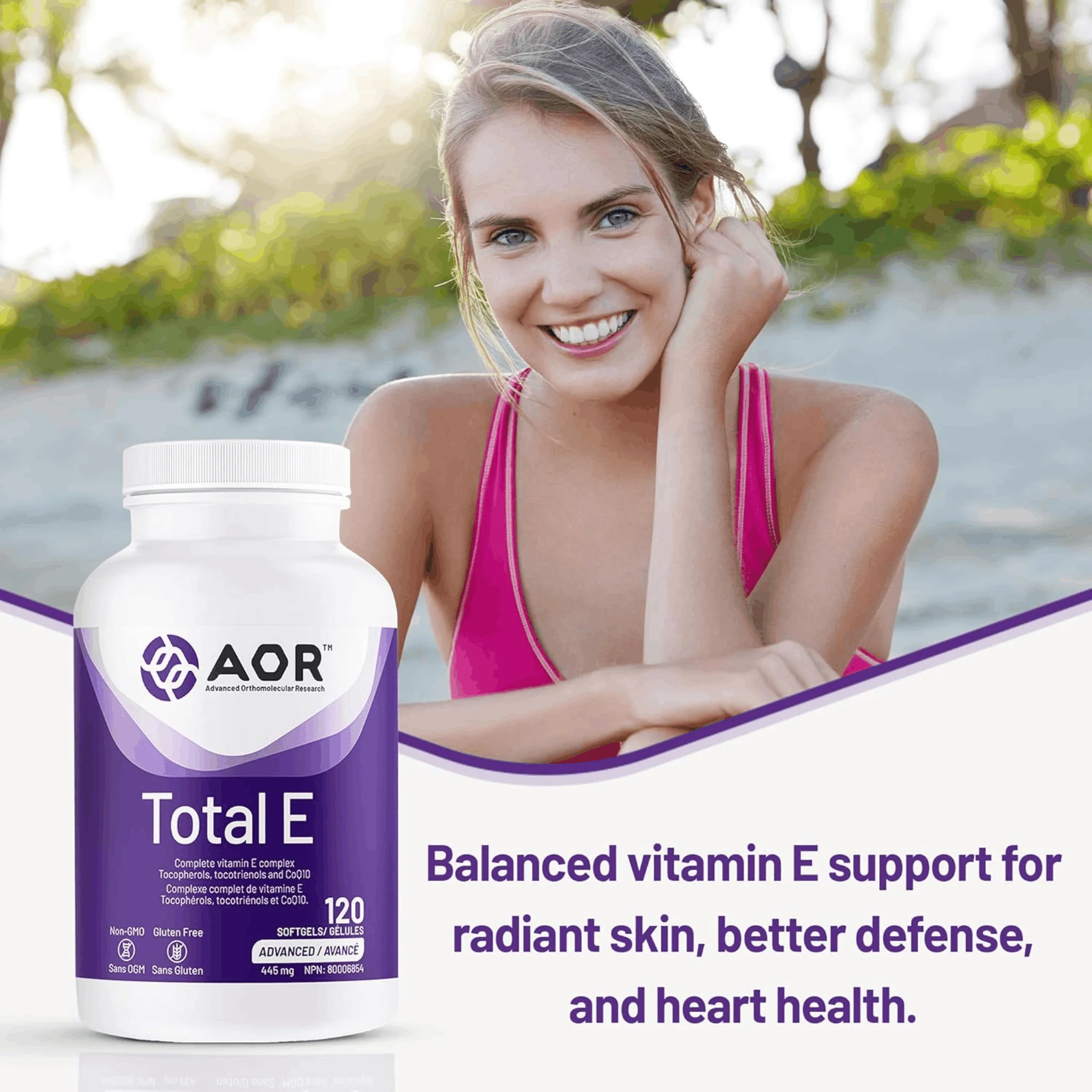 AOR Total E with Tocopherols, Tocotrienols & CoQ10, Full Spectrum Antioxidant Support, 445mg - Image 4