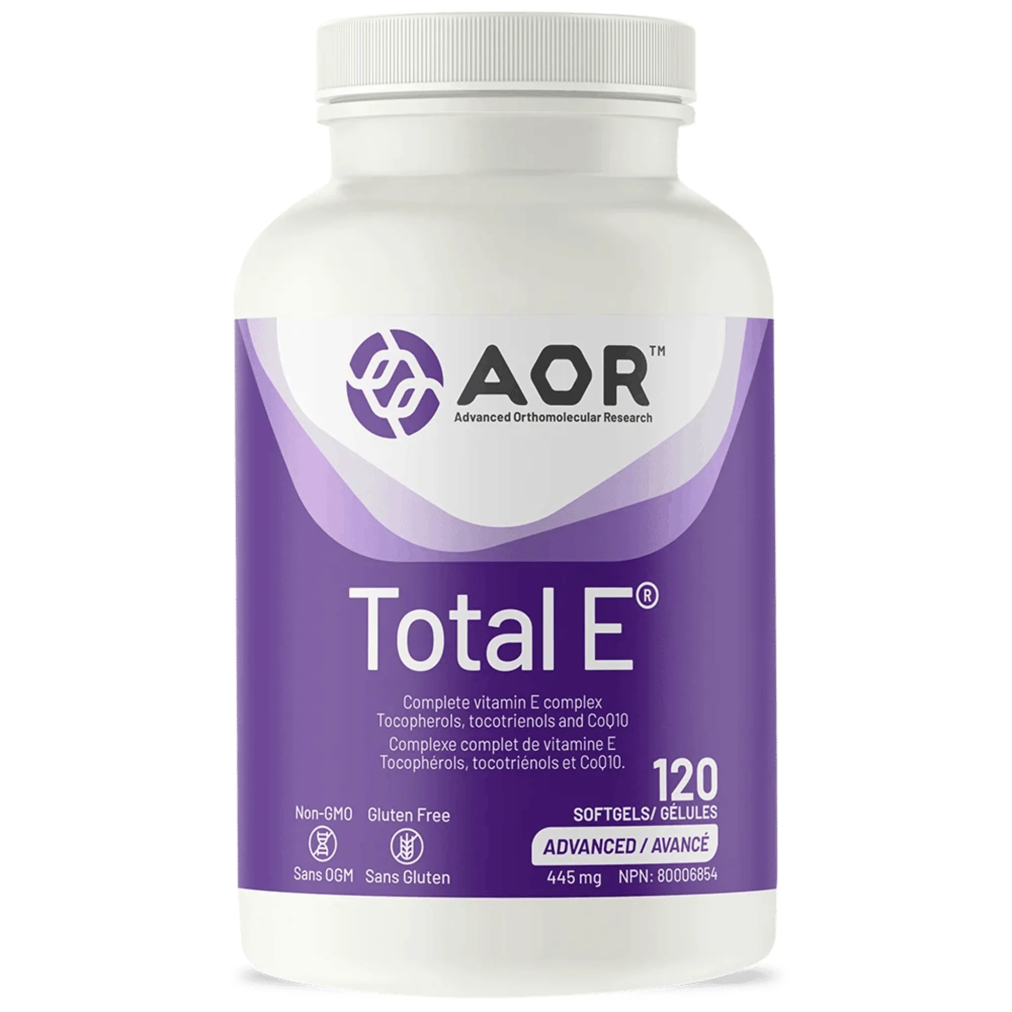 AOR Total E with Tocopherols, Tocotrienols & CoQ10, Full Spectrum Antioxidant Support, 445mg - Image 6