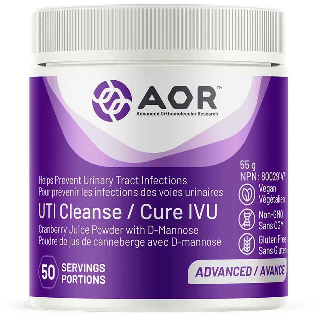 AOR UTI Cleanse Now with Cranberry Powder - Image 2