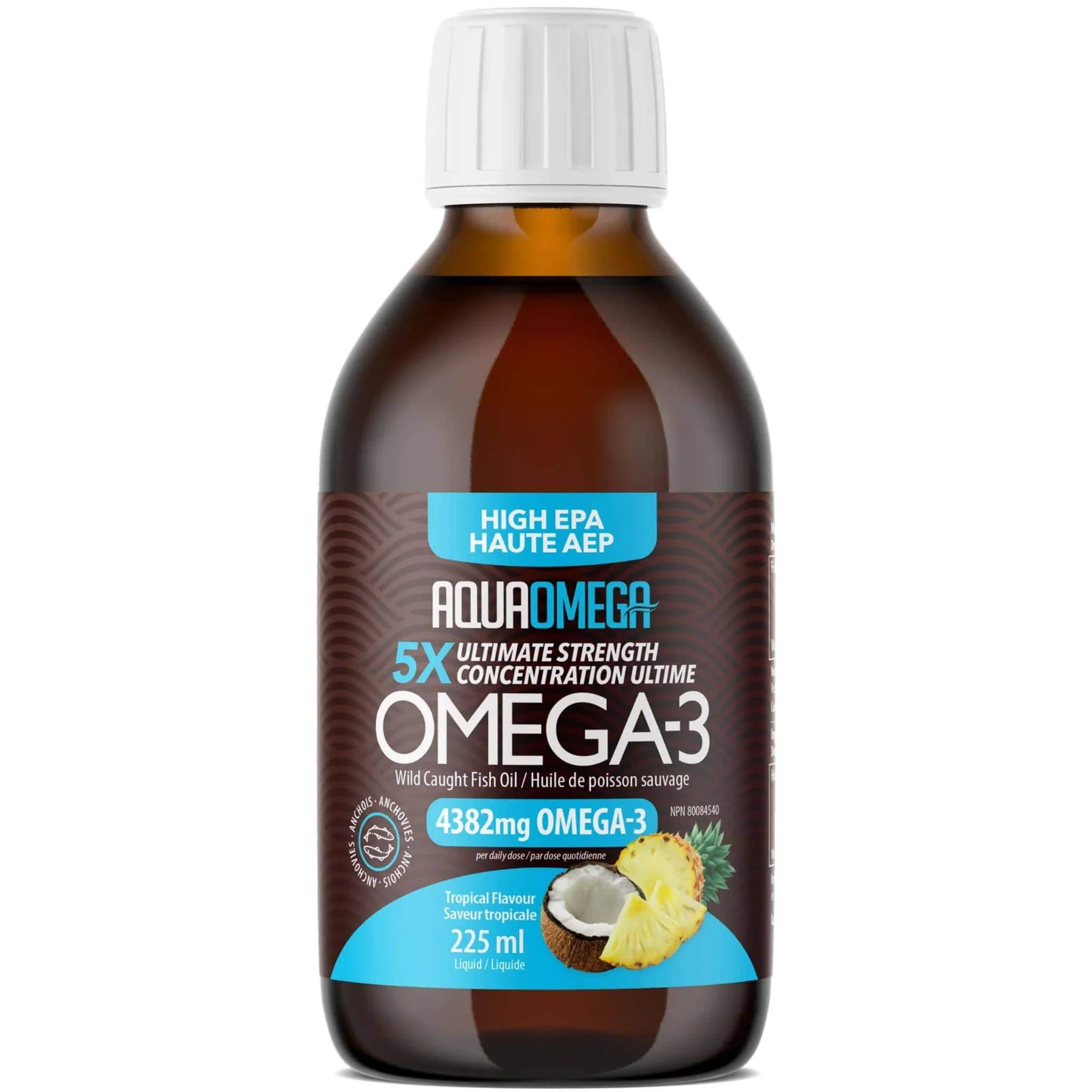 AquaOmega High EPA Omega 3 Fish Oil, 5X Extra Strength Liquid Fish Oil - Image 15