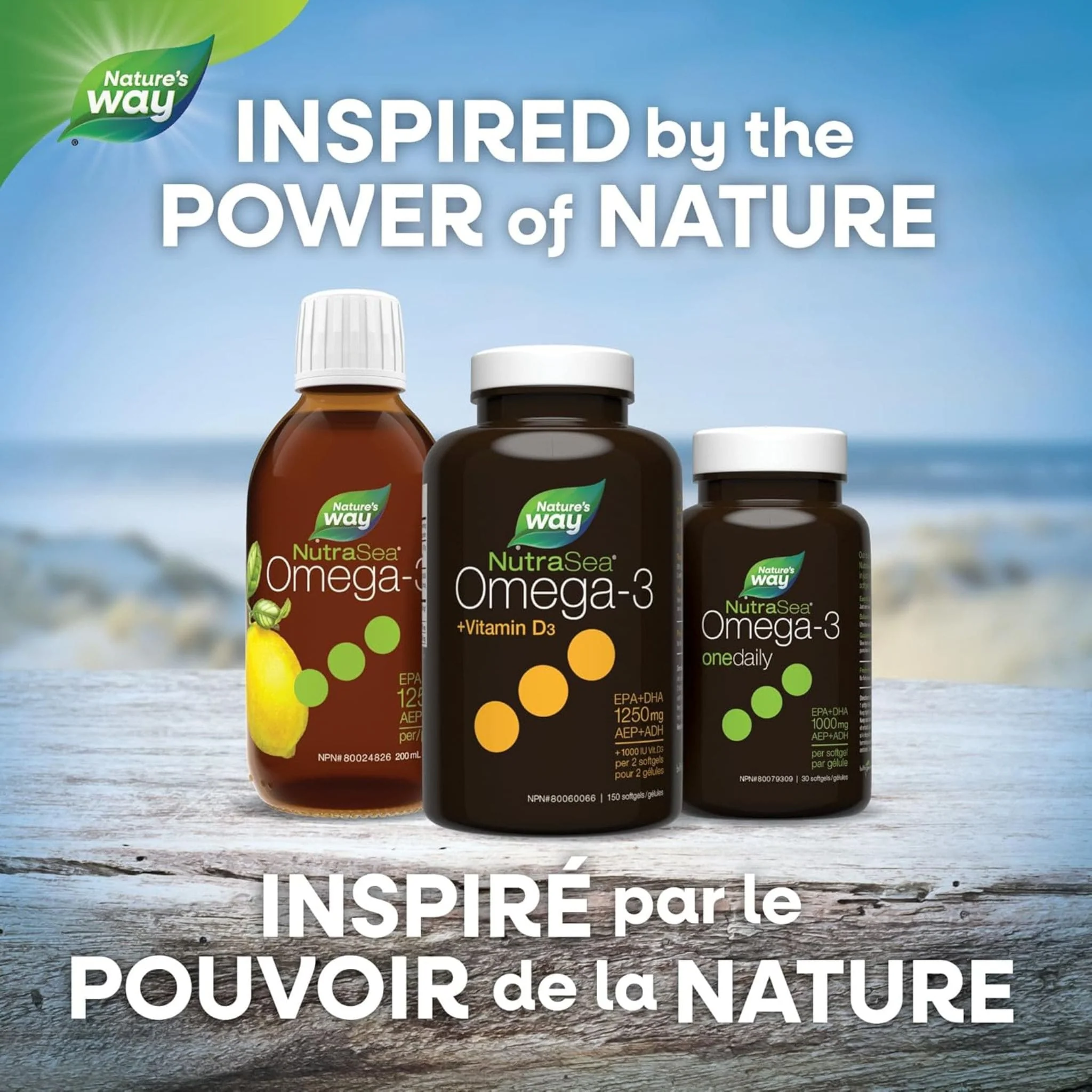 NutraSea+D Omega-3 Fish oil Liquid Gels - Image 11