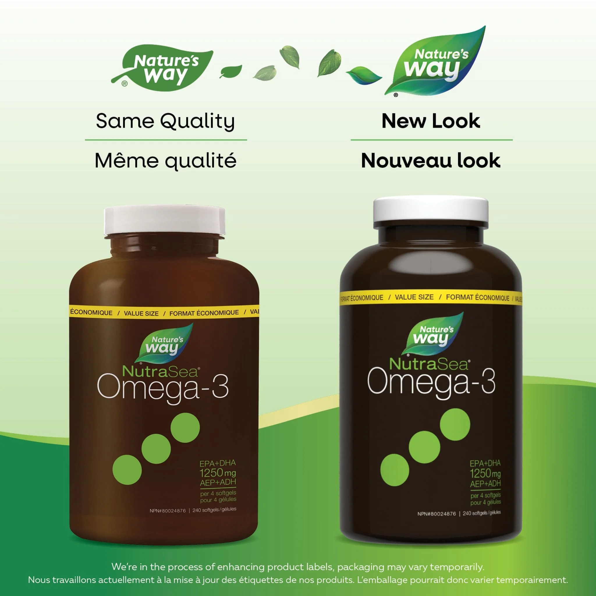 NutraSea Omega-3 Fish Oil Softgels, 240 Softgels - Image 6