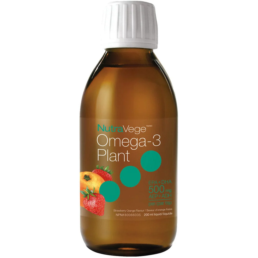 NutraSea NutraVege Omega-3 Plant Sourced Liquid EPA DHA Plant Based Omega Oil, Vegan - Image 3
