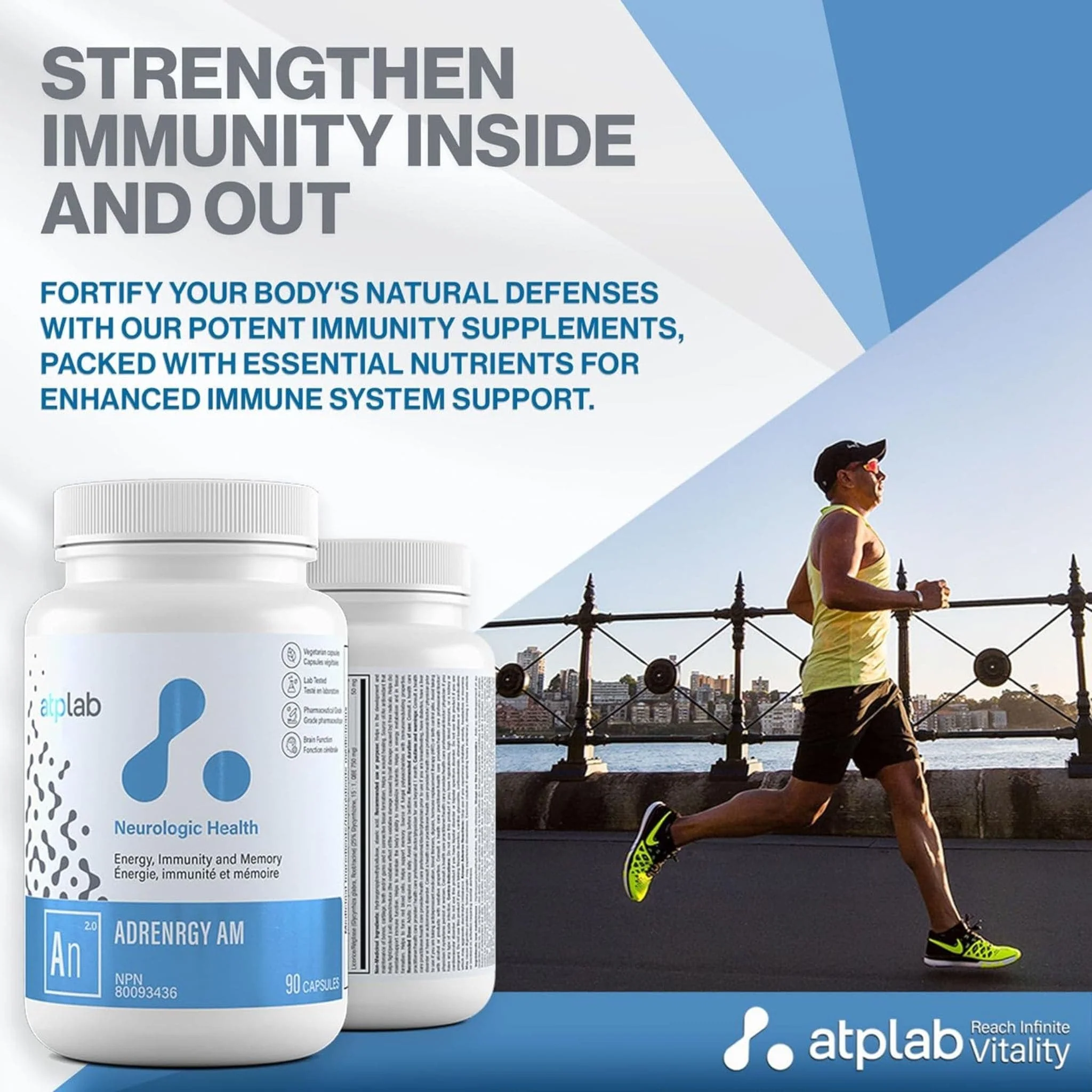 ATP Lab AdrenRGY AM, Support for Adrenal Health, 90 Vegetable Capsules - Image 5