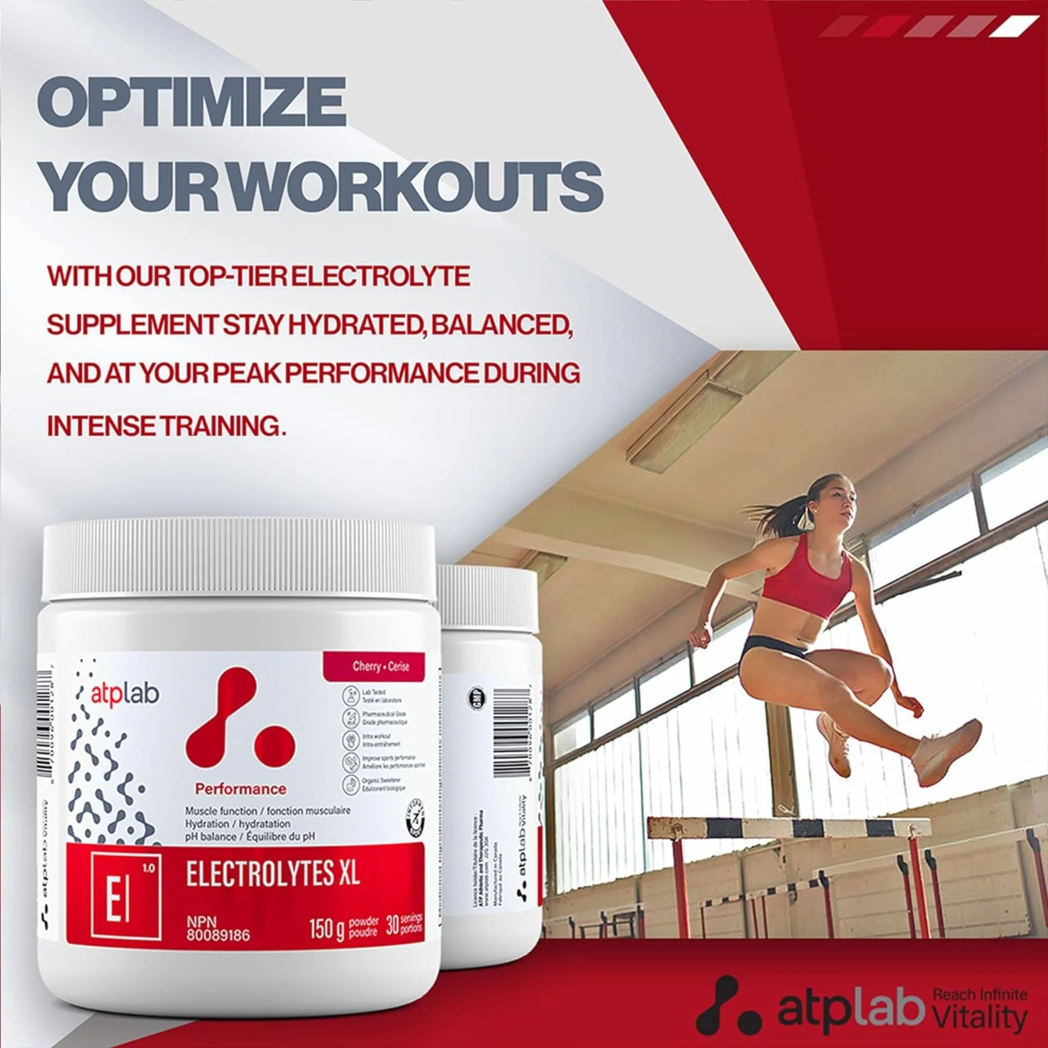ATP Lab Electrolytes XL Powder, 180g - Image 6