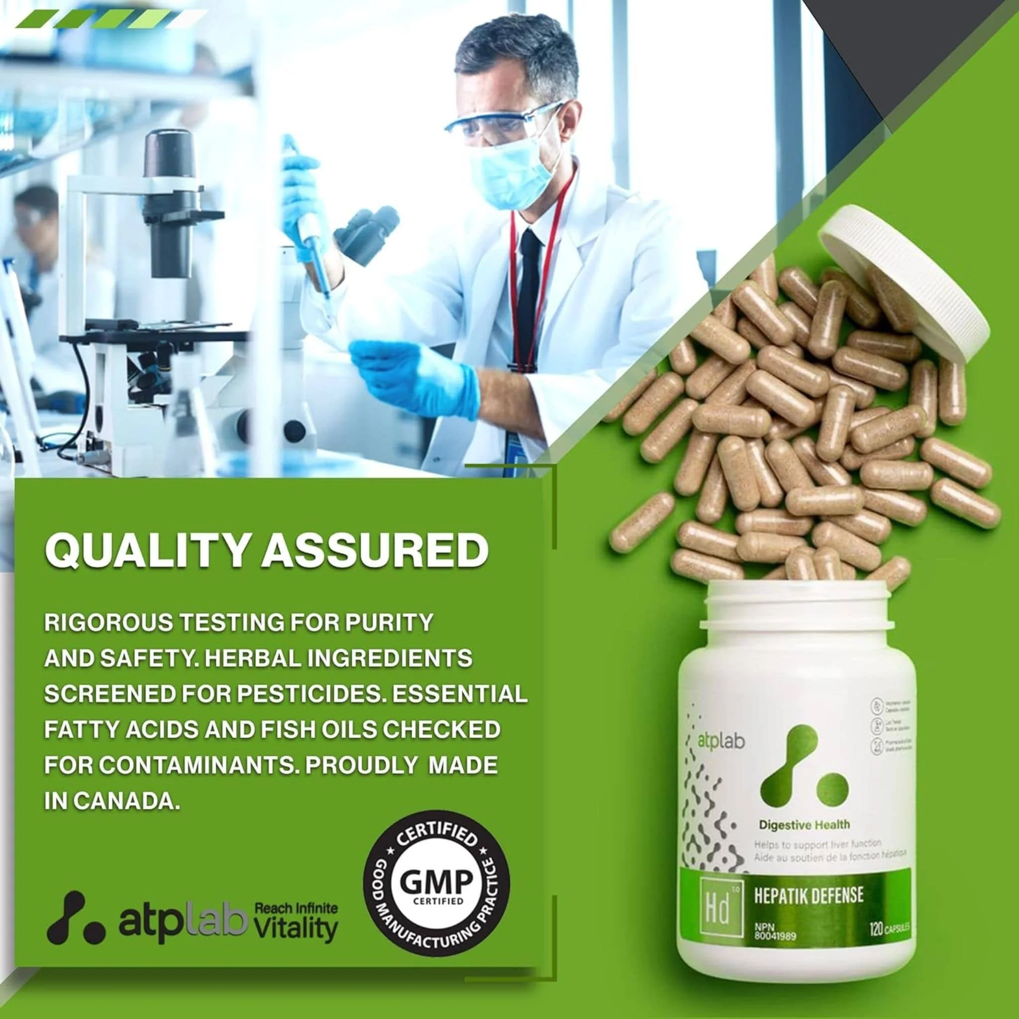 ATP Lab Hepatik Defense, 75% off Clearance Pricing, Expires 01/2026, 120 Vegetable Capsules - Image 10