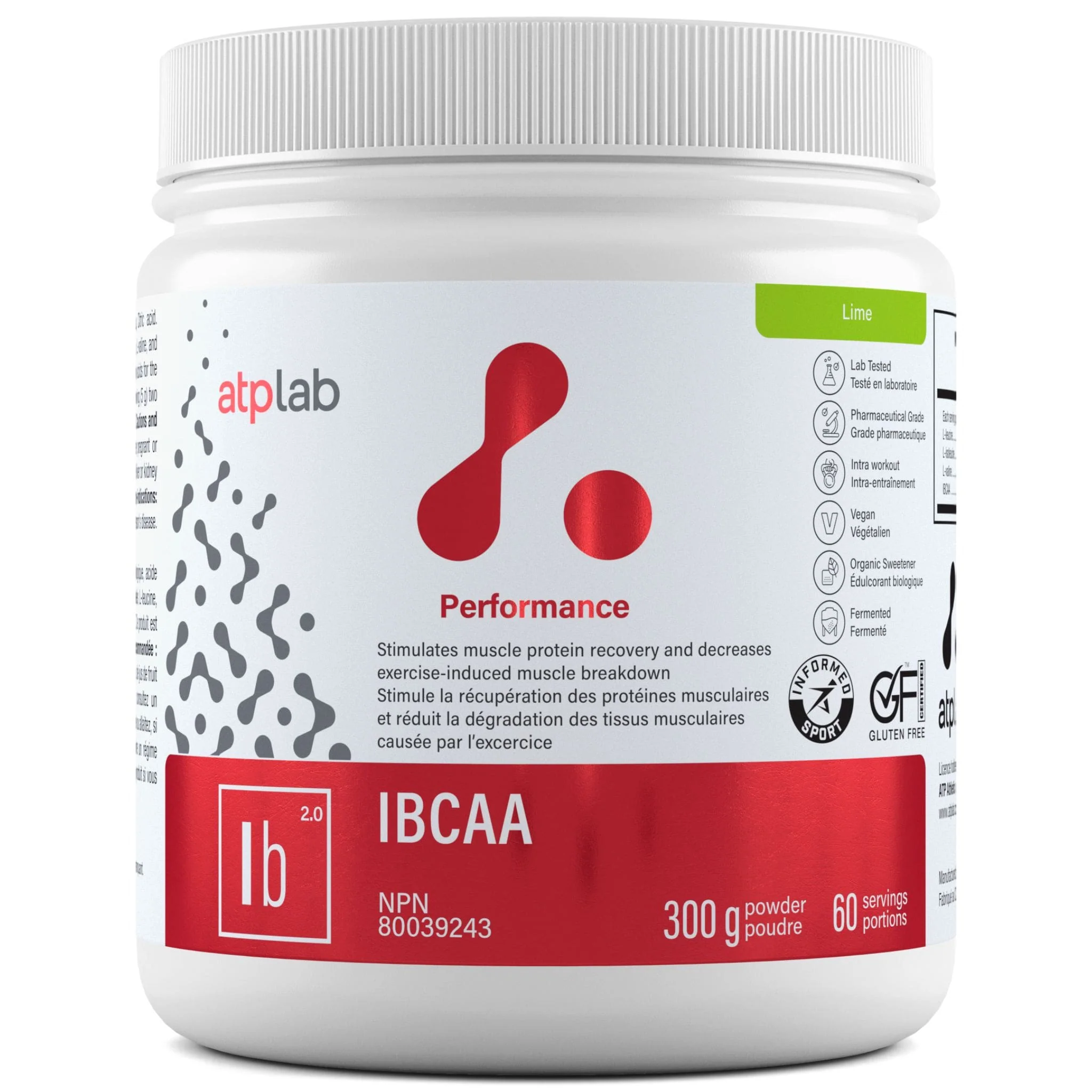 ATP Lab IBCAA Powder, Intra-Workout Support, 300g, 60 Servings