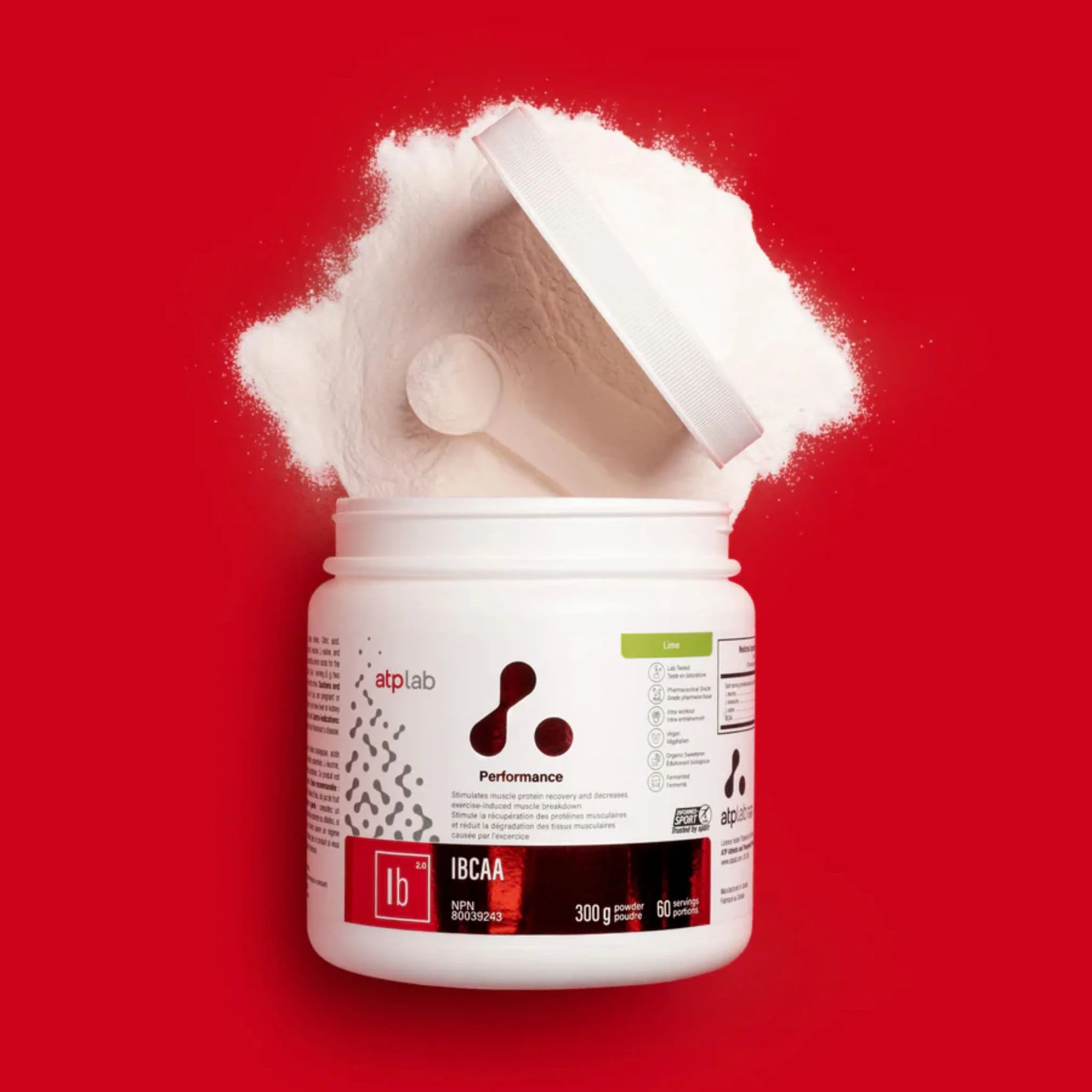 ATP Lab IBCAA Powder, Intra-Workout Support, 300g, 60 Servings - Image 2