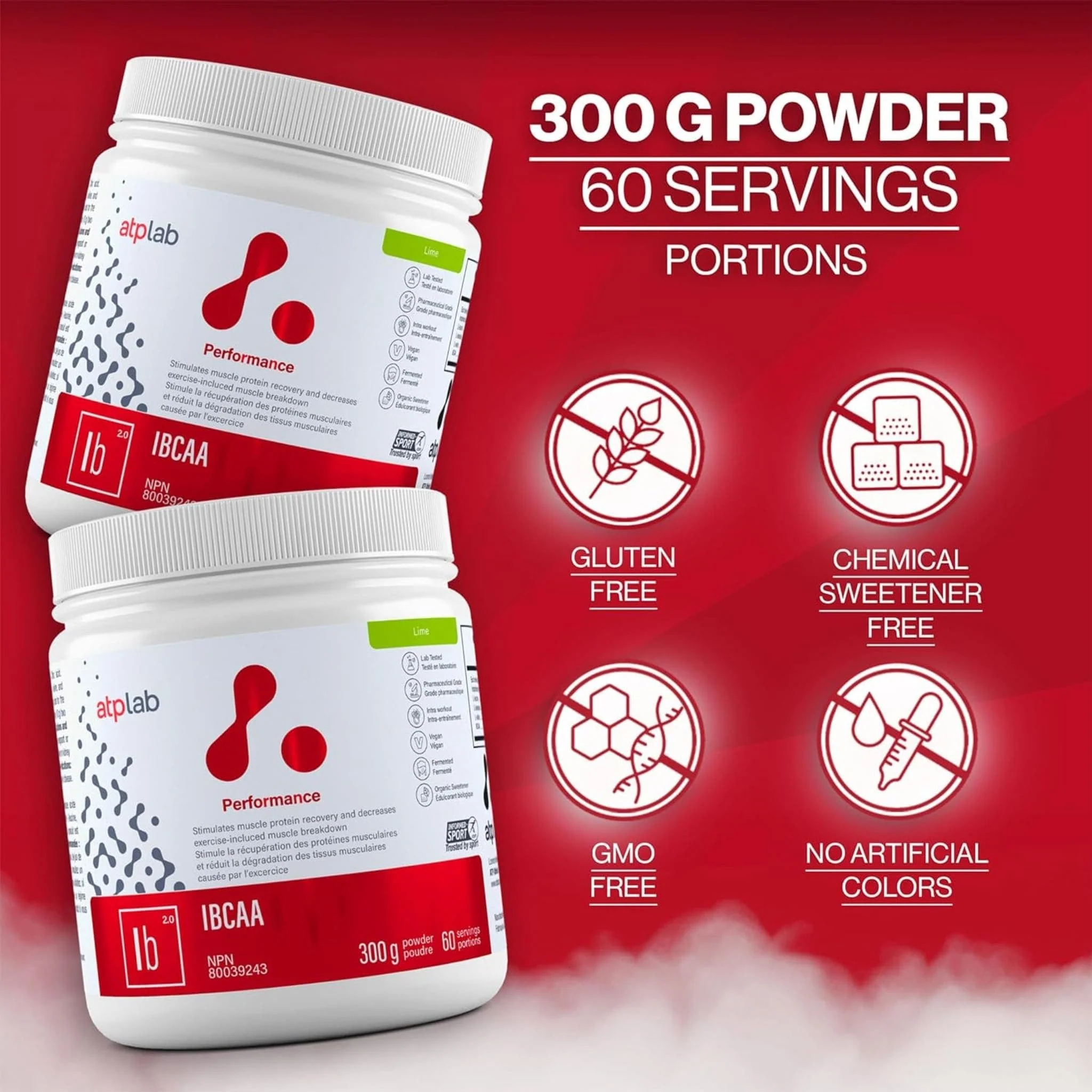 ATP Lab IBCAA Powder, Intra-Workout Support, 300g, 60 Servings - Image 7