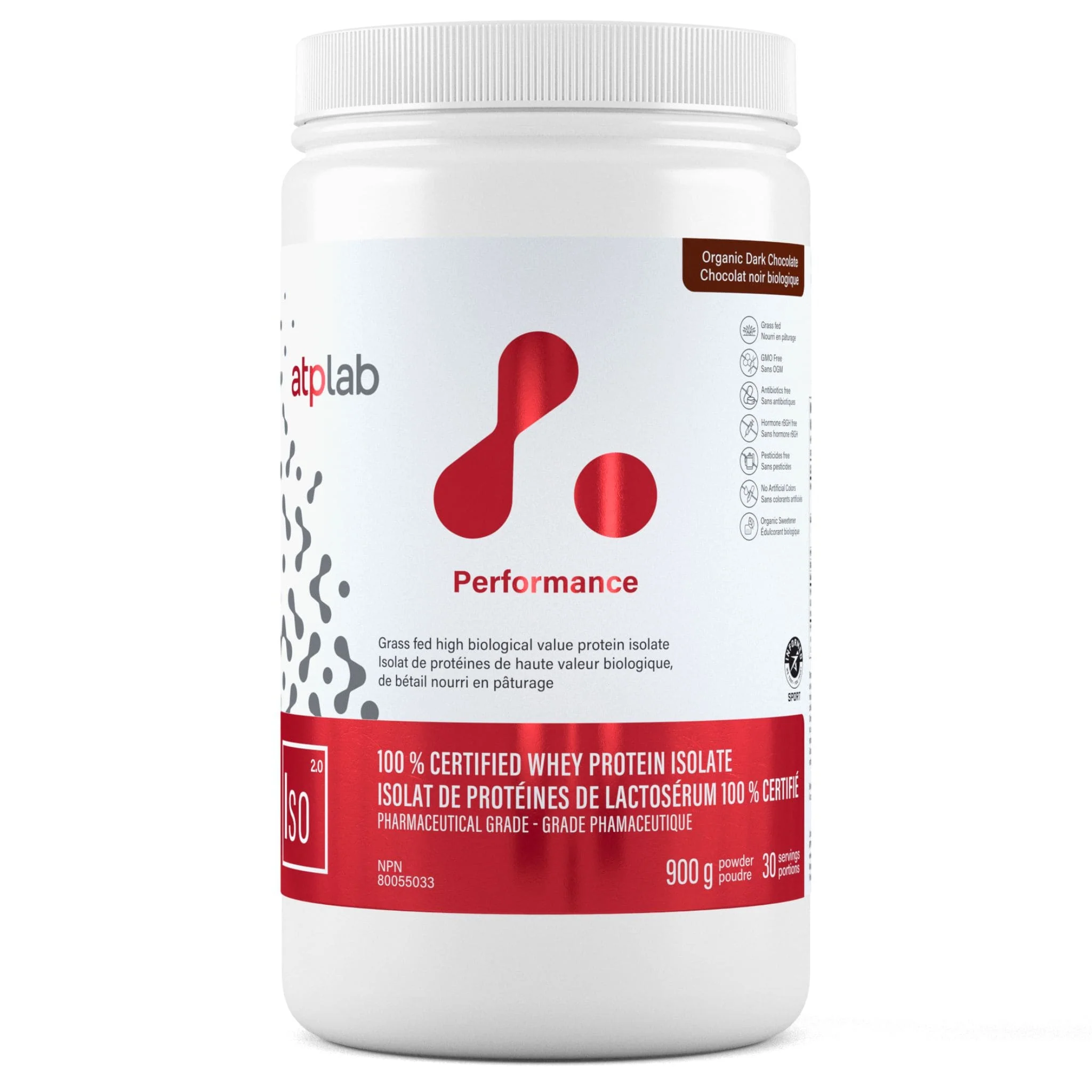 ATP Lab ISO, Certified Whey Protein Isolate Powder, Grass-Fed, 900g, 30 Servings - Image 11