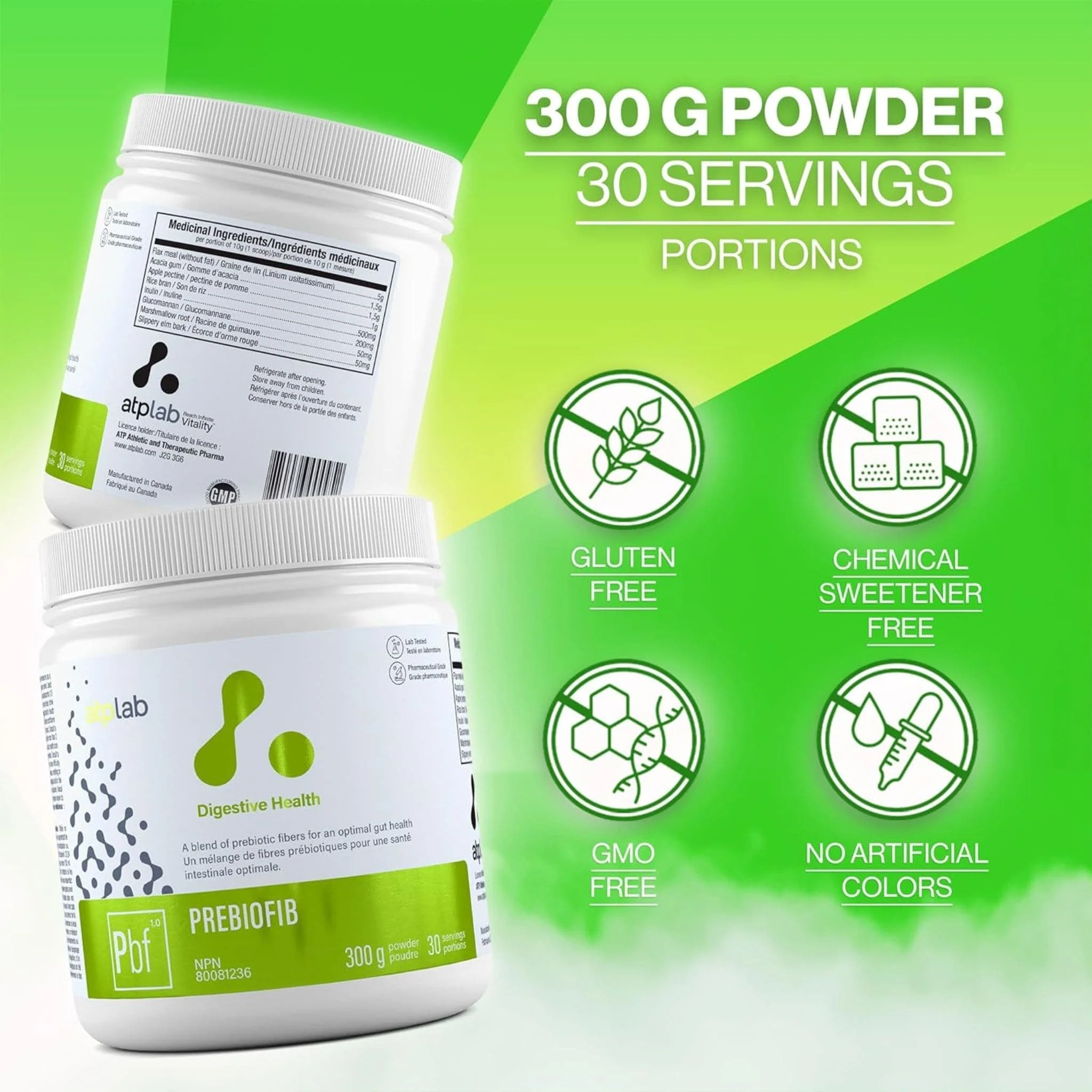 ATP Lab PreBioFib Powder, 300g - Image 6