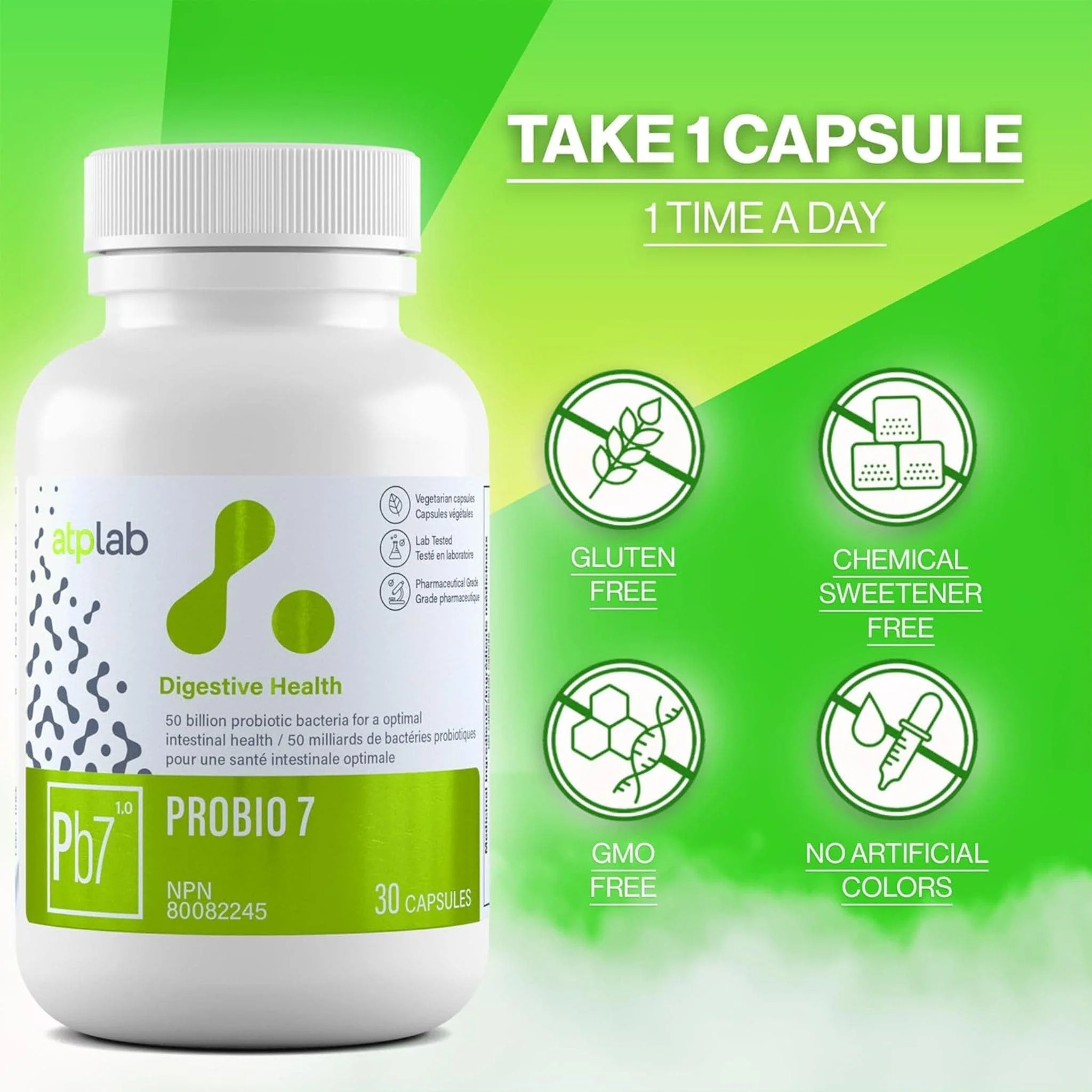 ATP Lab Probio 7, 30 Vegetable Capsules - Image 7