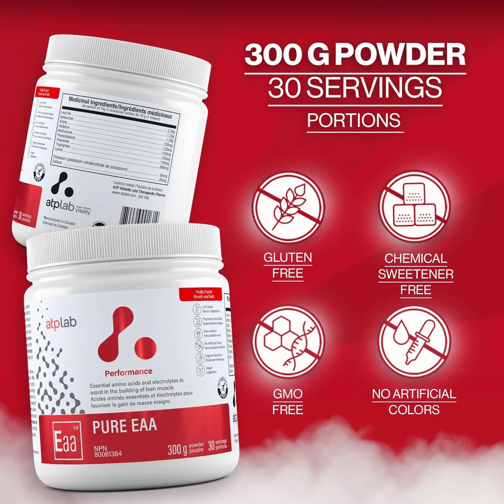 ATP Lab Pure EAA Powder, 300g - Image 11