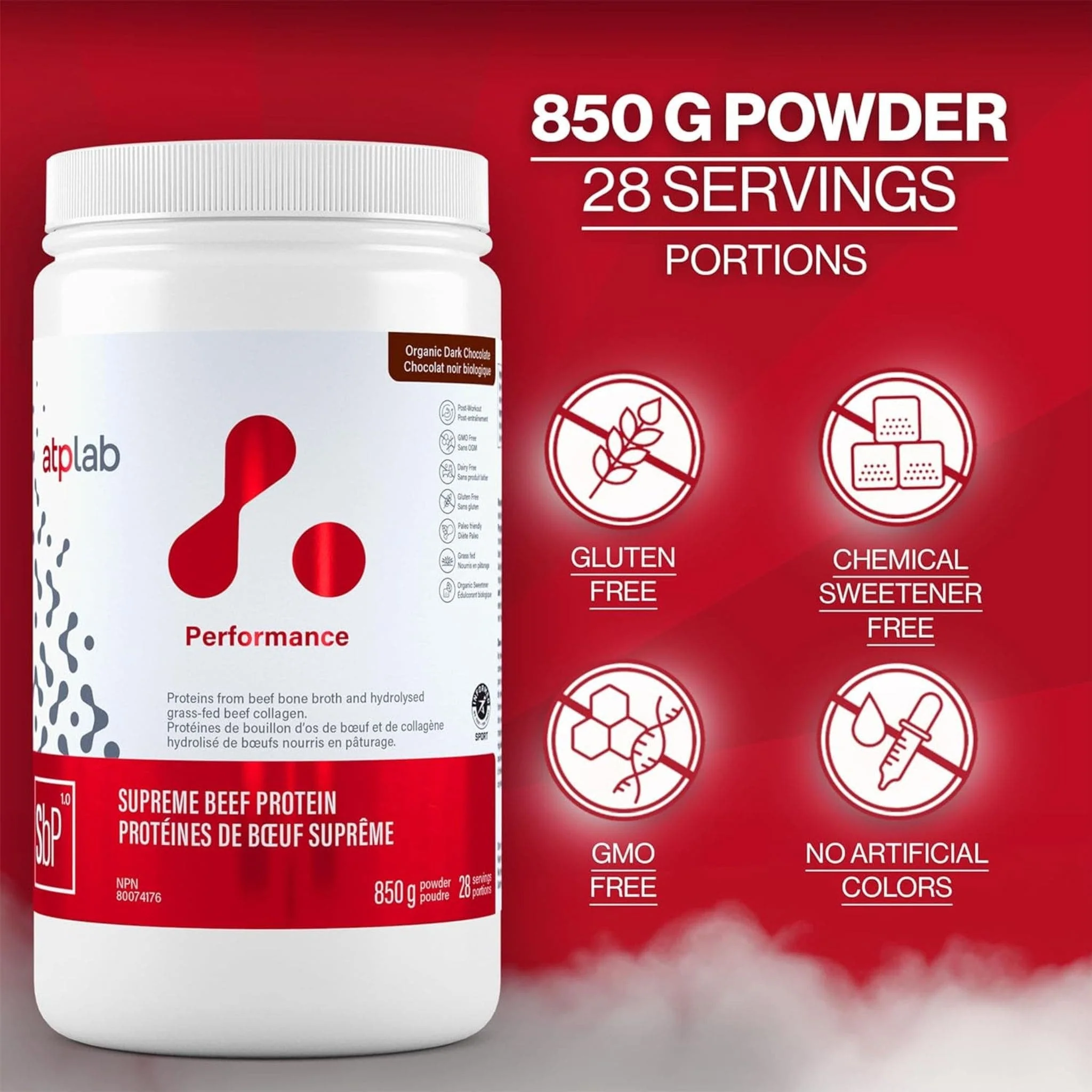 ATP Lab Supreme Beef Protein Powder, 850g-1.6kg - Image 6